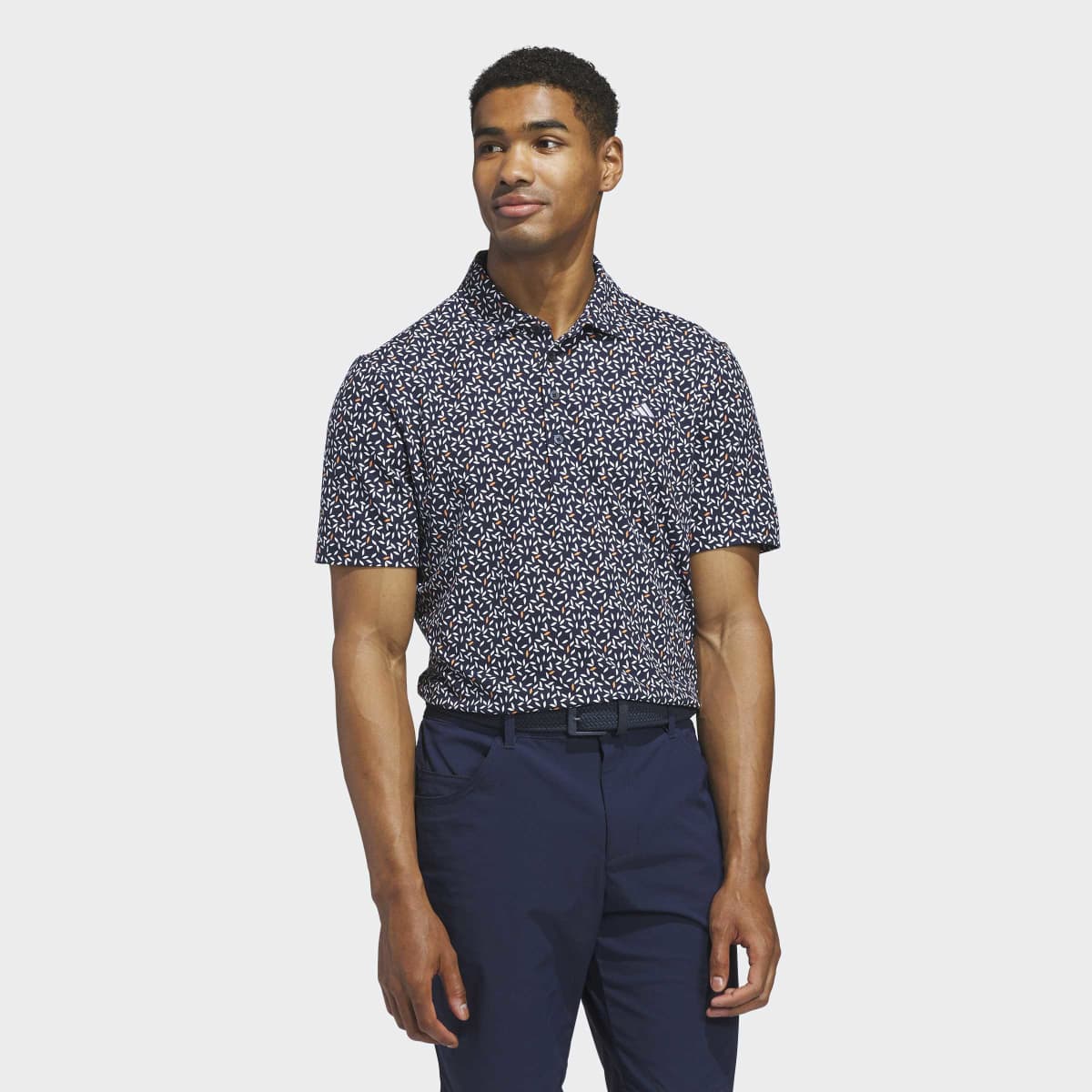Polo de Homem Ultimate365+ Soft Print Azul-1