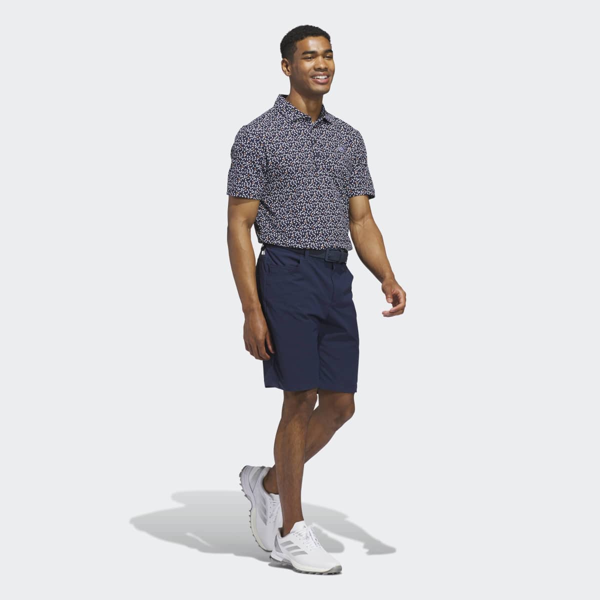 Polo de Homem Ultimate365+ Soft Print Azul-4