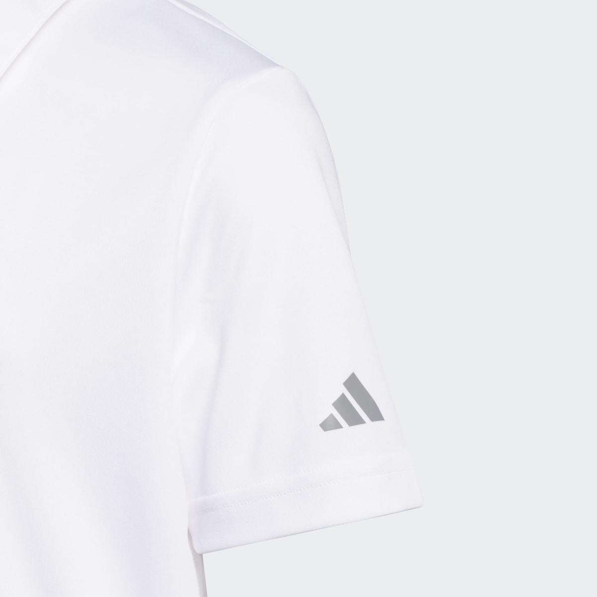 Polo de Golf de Menino Performance Branco-3
