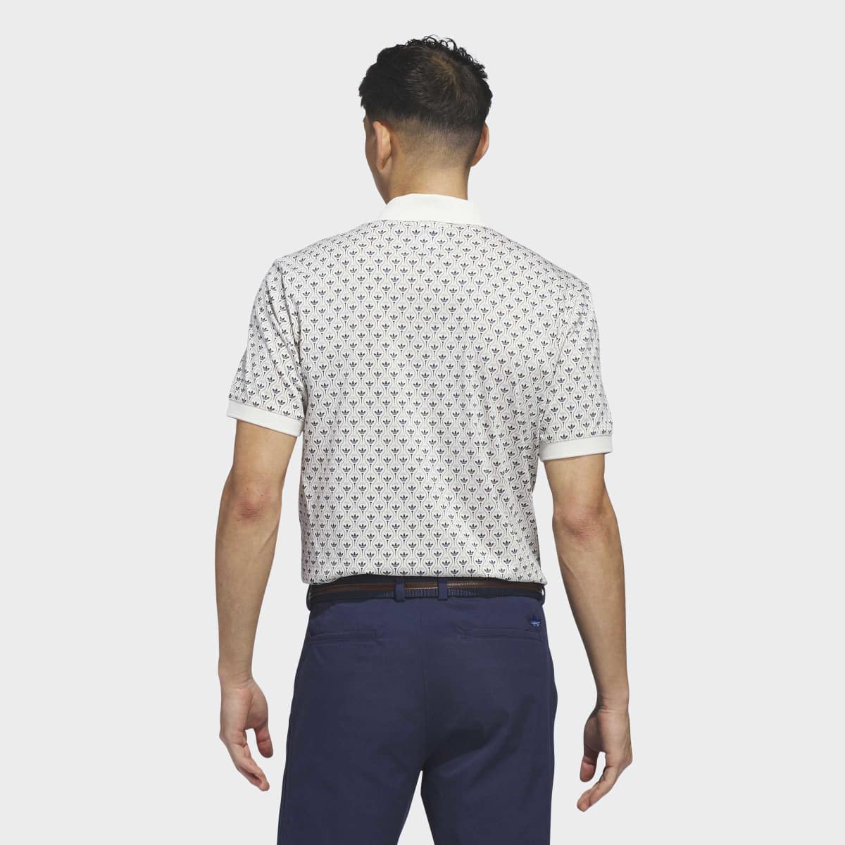 Polo de Homem com Logótipo All Over Originals Branco-2