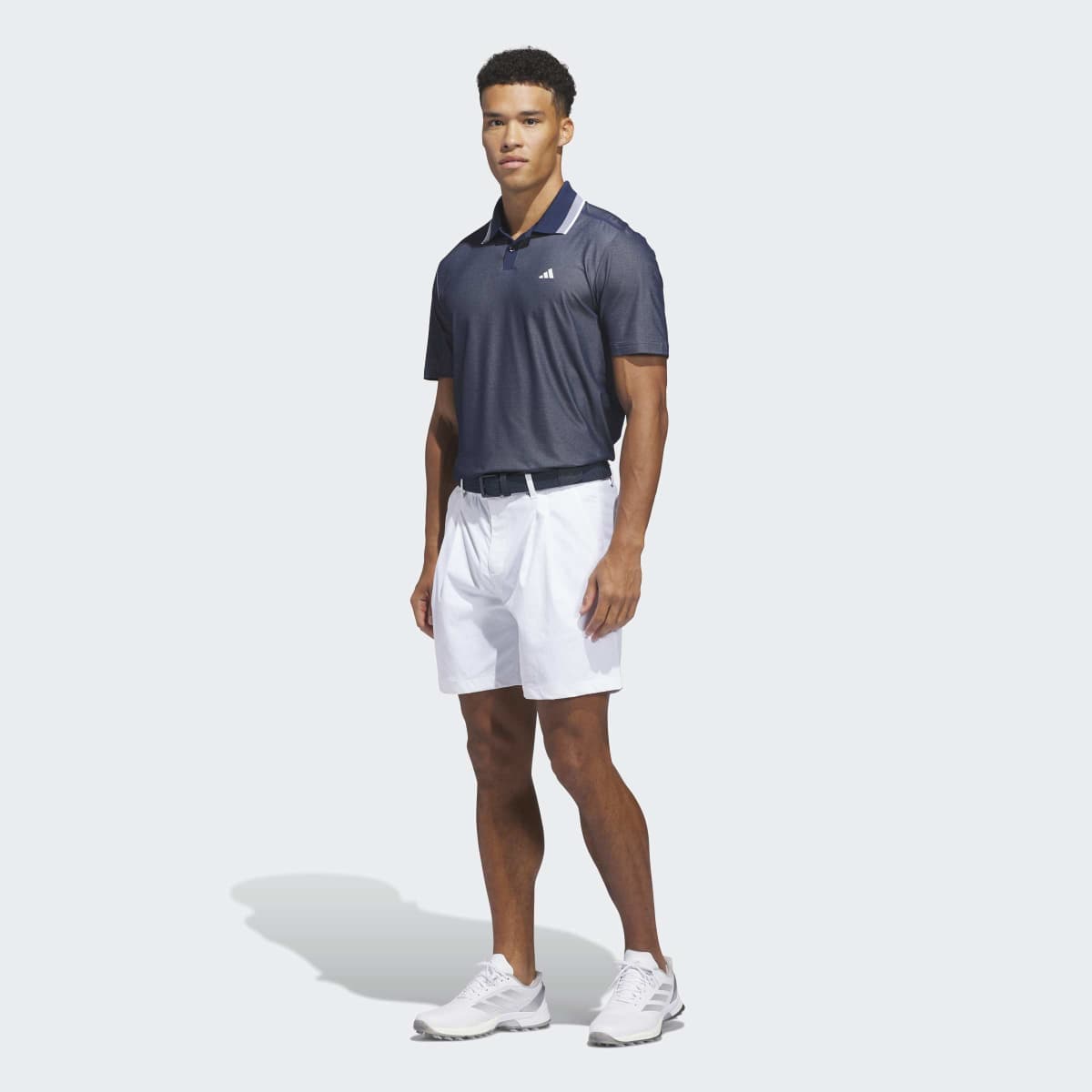 Polo Piqué de Homem Azul-5