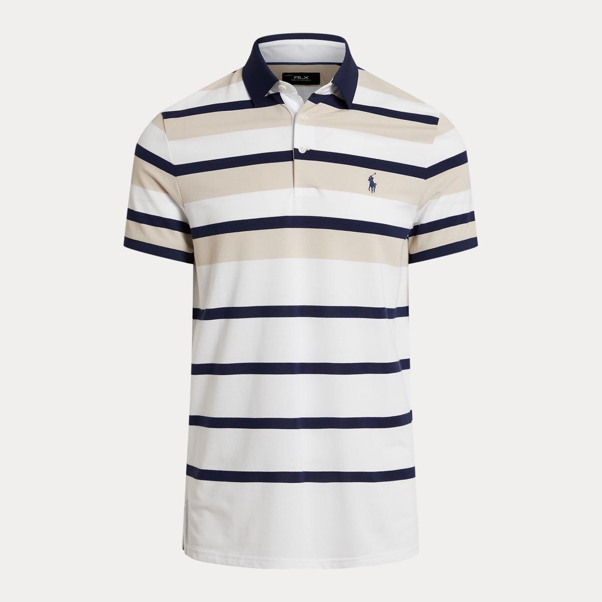 Polo de Tecido Técnico Tailored Fit Azul-5