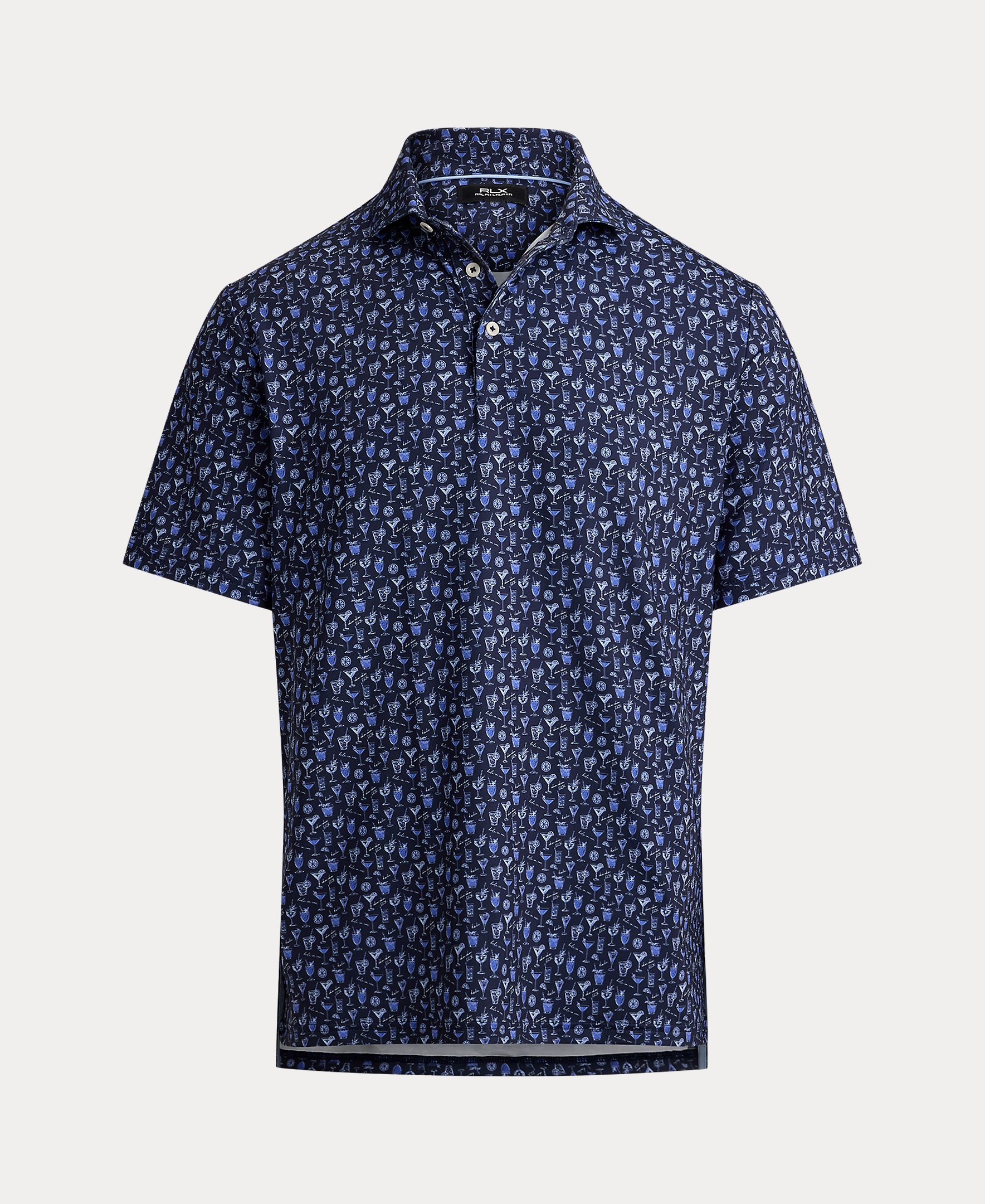 Polo Técnico de Homem Classic Fit Azul-marinho-6