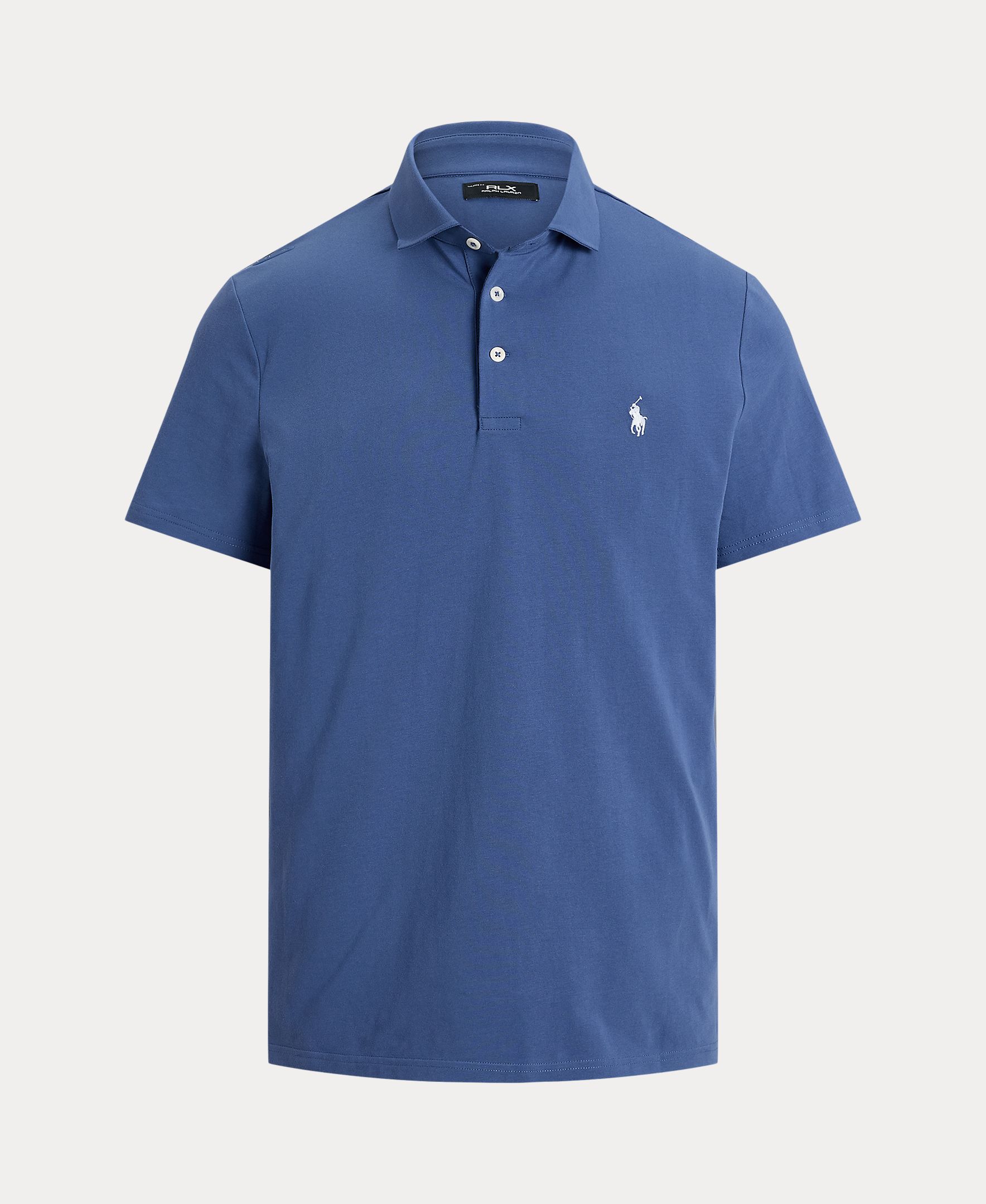 Polo Técnico de Homem Tailored Fit Petróleo-5