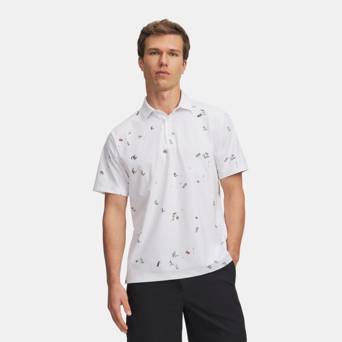 Under Armour - Polo De Golf De Hombre Ua Armourdry Printed Polo Under Armour.