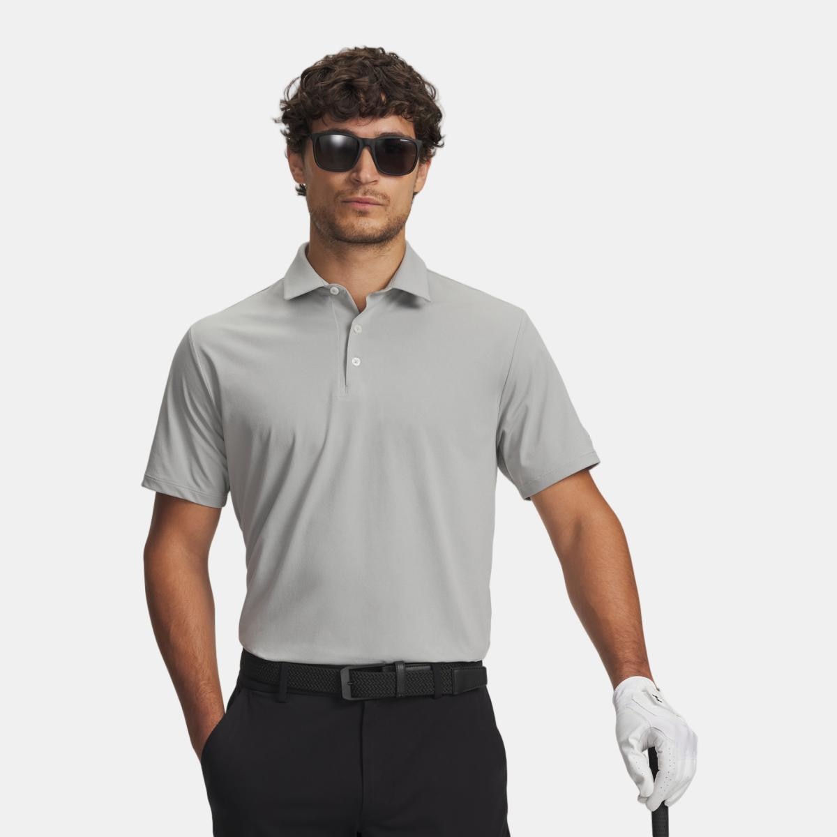 Imagen 0 de Polo De Golf De Hombre Curry Armourdry Polo Under Armour Gris plomo