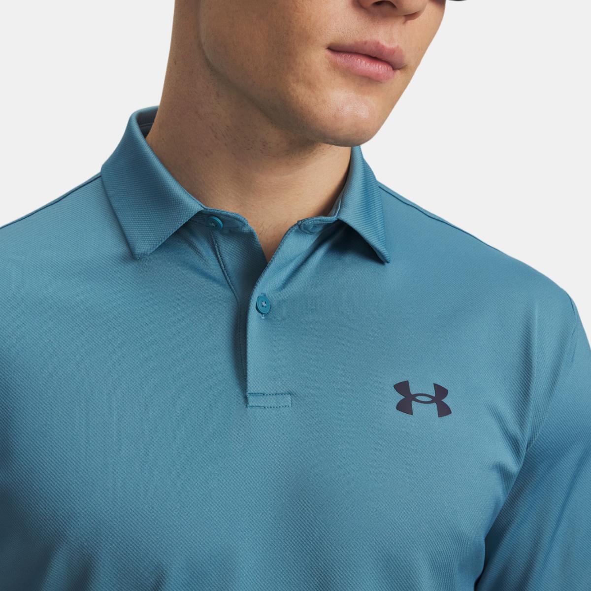 Polo de Golf de Homem Ua Matchplay Polo Verde-3