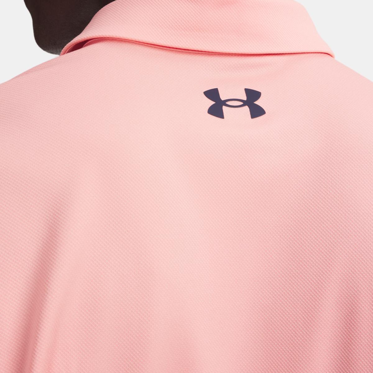 Polo de Golf de Homem Ua Matchplay Polo Rosa-claro-3