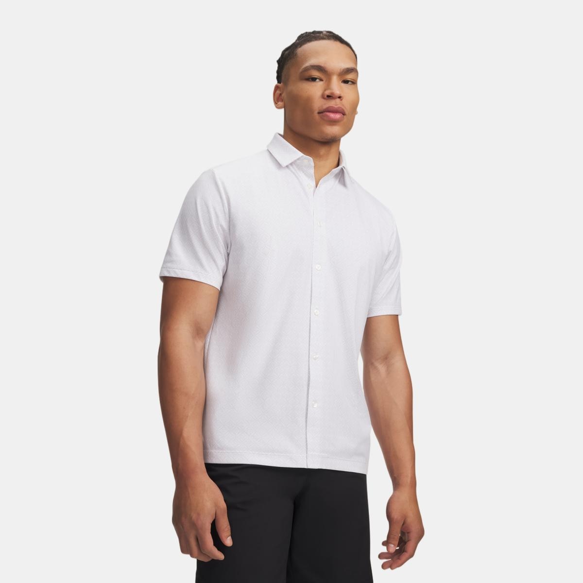 Polo de Golf de Homem Curry Armourdry Bd Shirt Branco-1