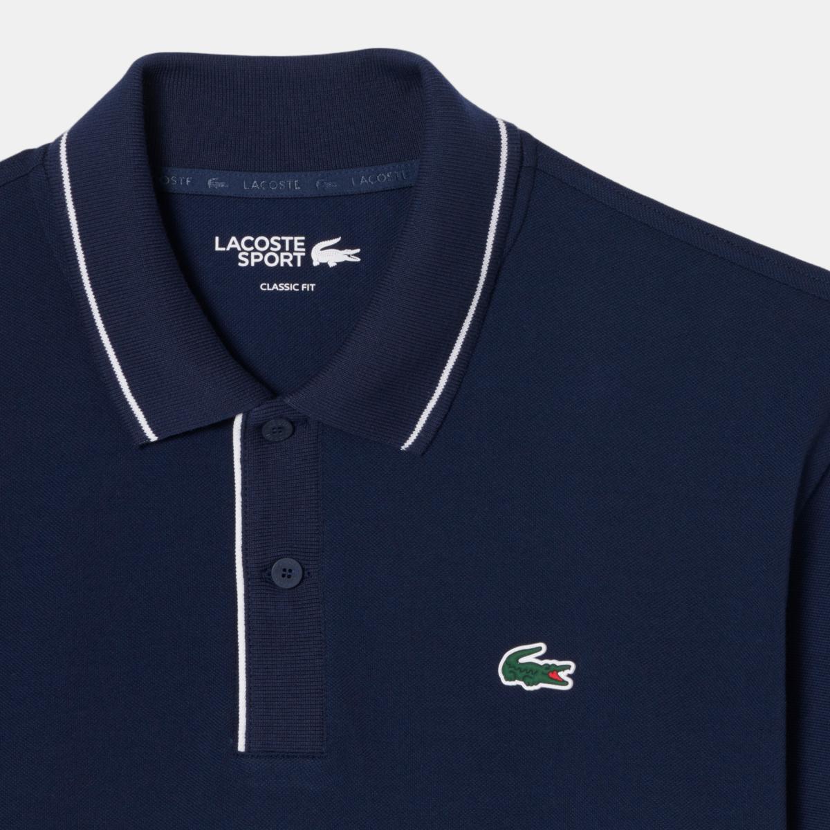Polo de Golf de Homem Azul-marinho-5