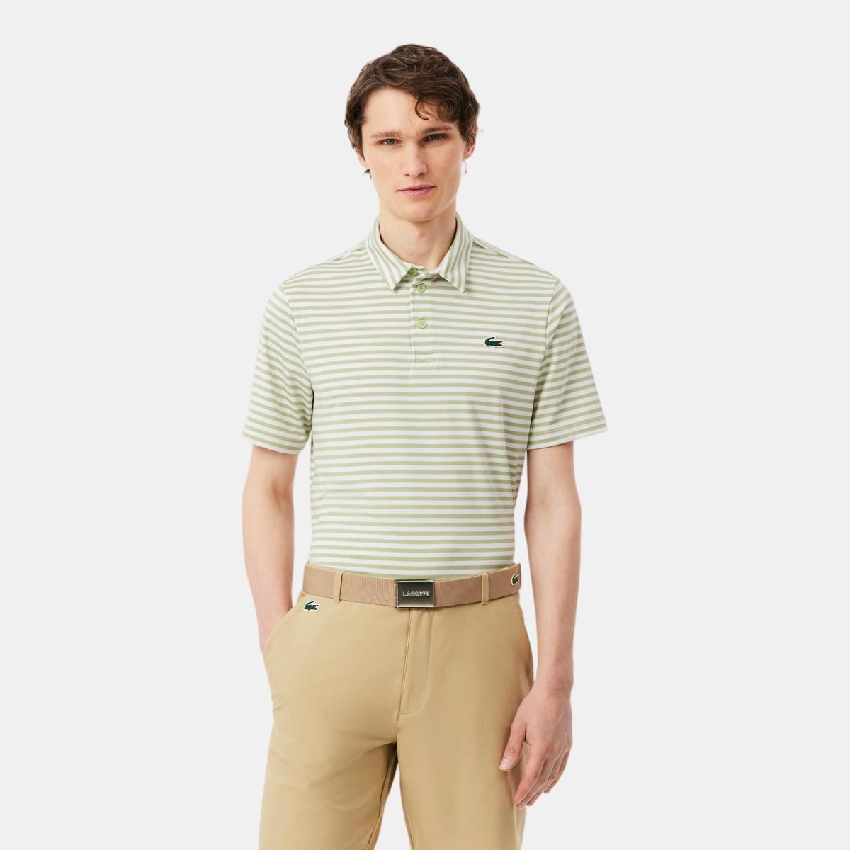 Polo de Golf de Homem Verde-1