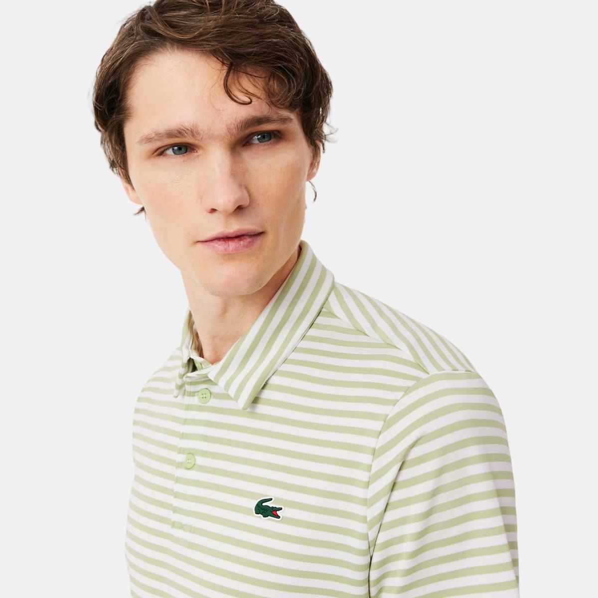 Polo de Golf de Homem Verde-2