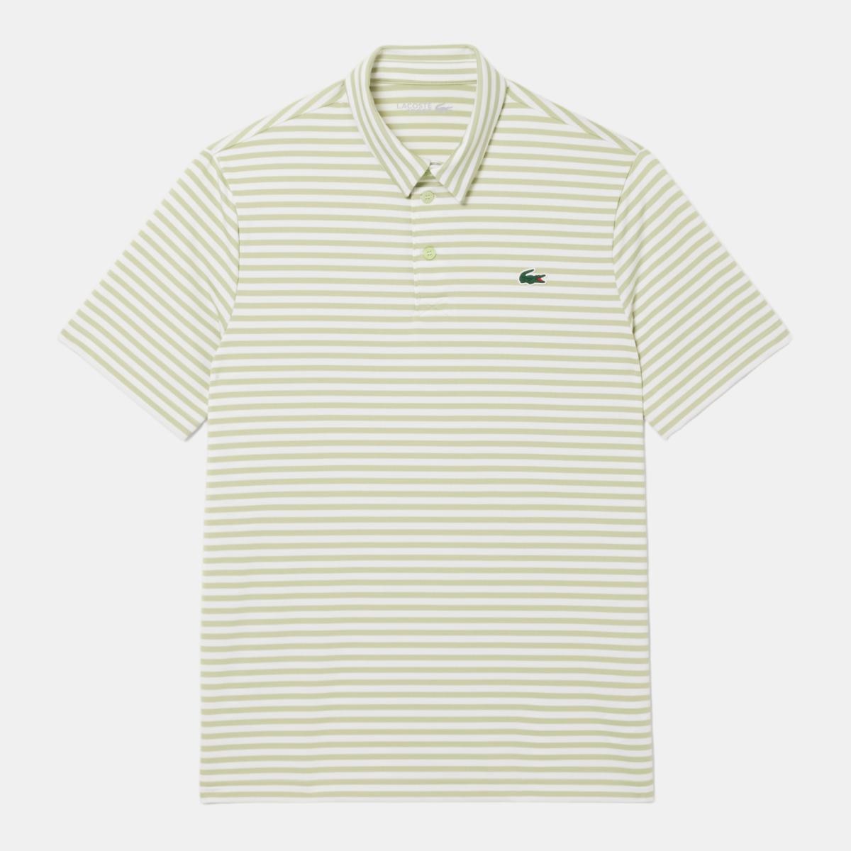 Polo de Golf de Homem Verde-4
