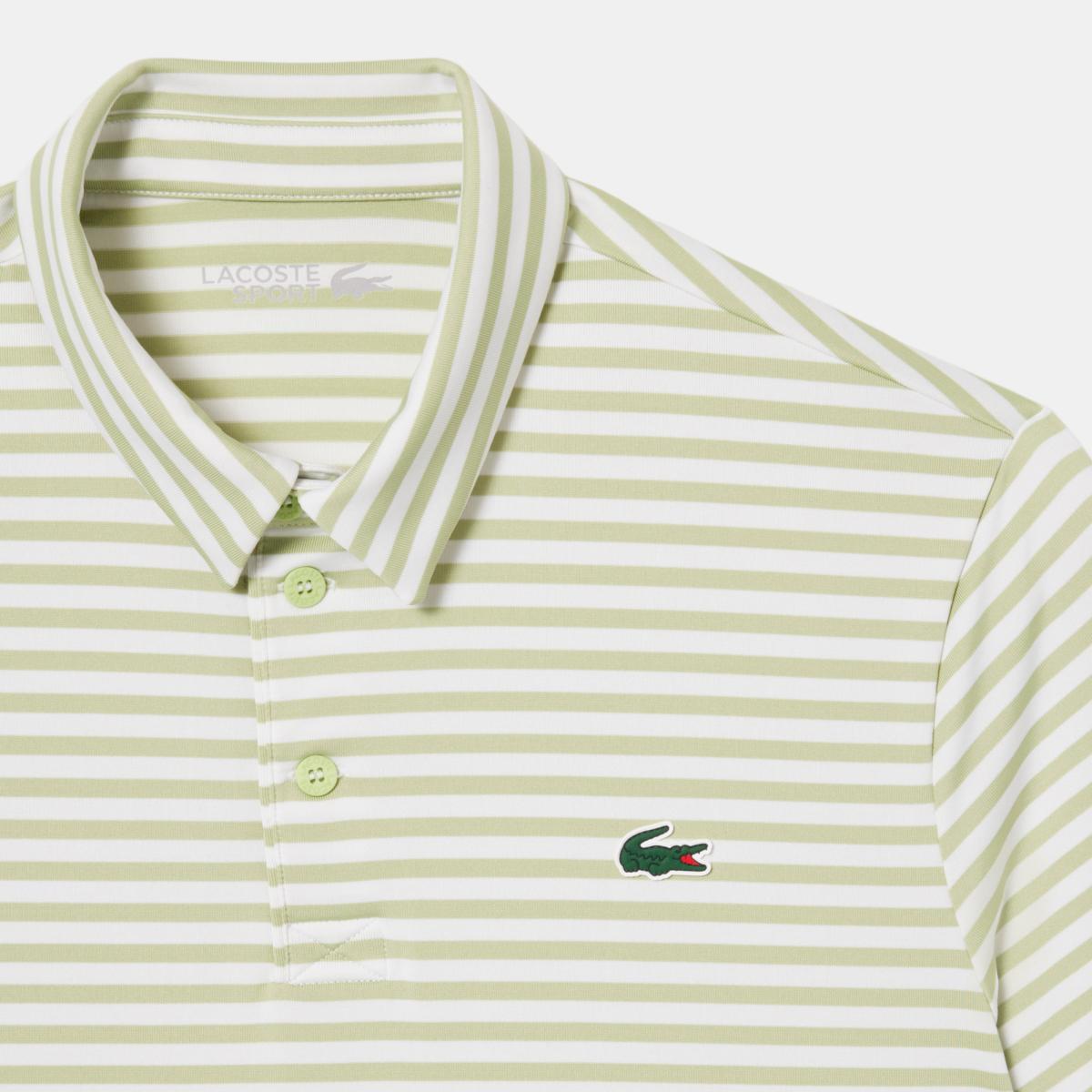 Polo de Golf de Homem Verde-5