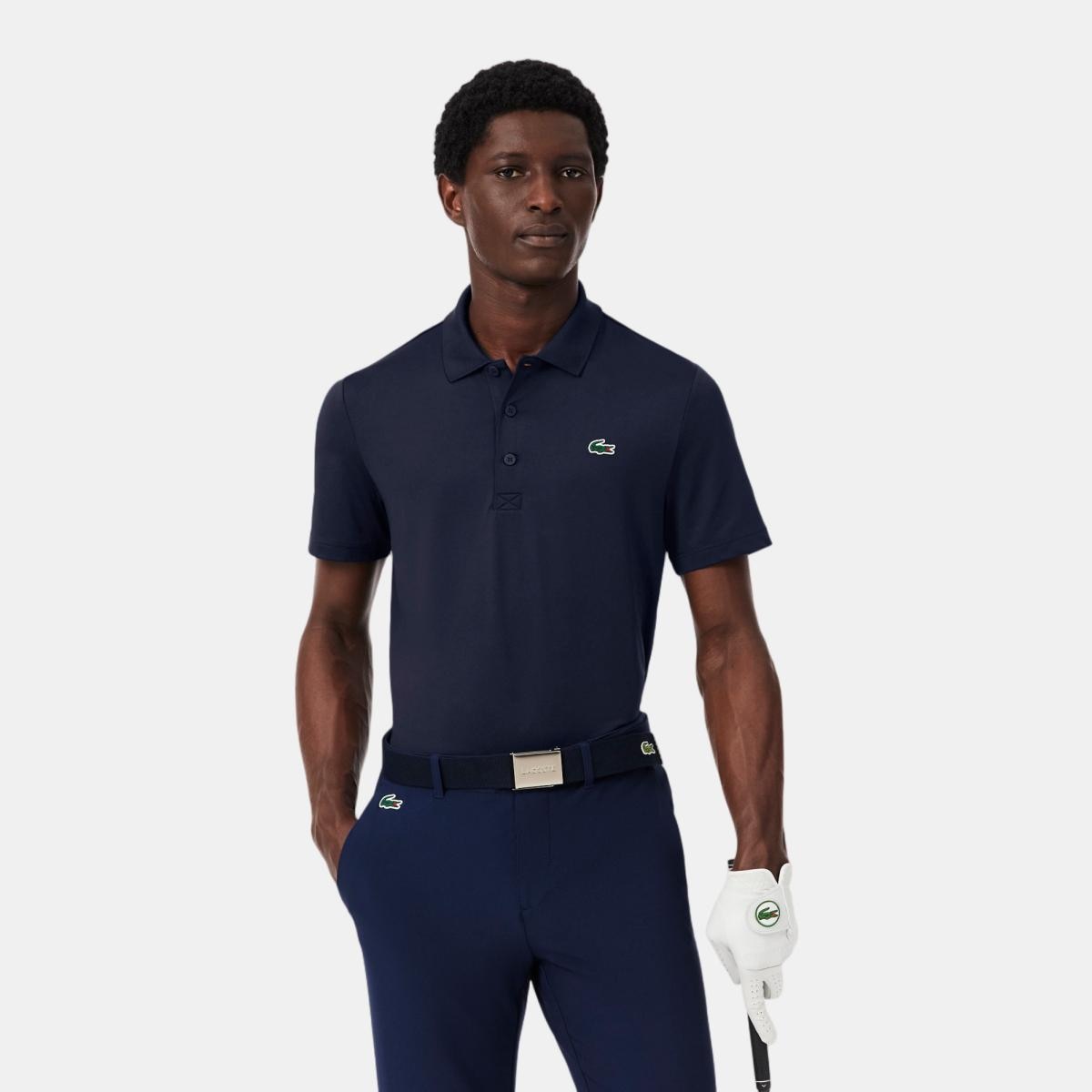 Polo de Golf de Homem Azul-marinho-1