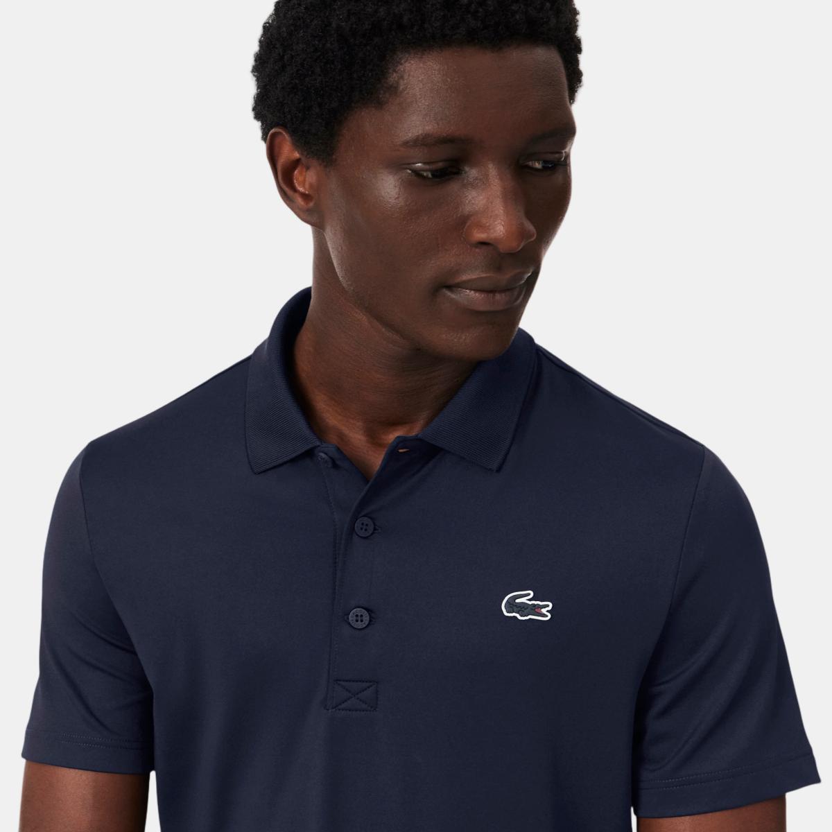 Polo de Golf de Homem Azul-marinho-2