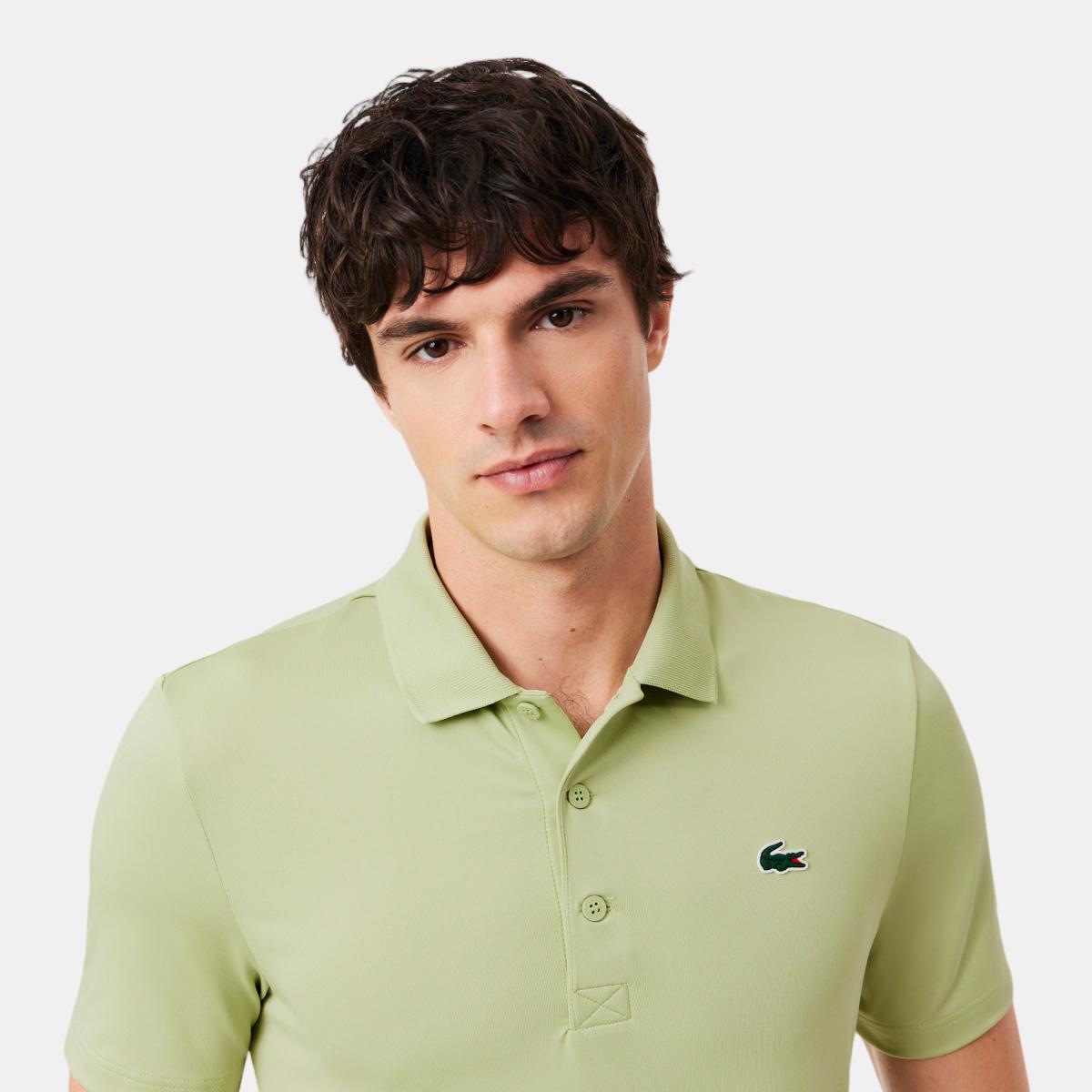 Polo de Golf de Homem Verde-2