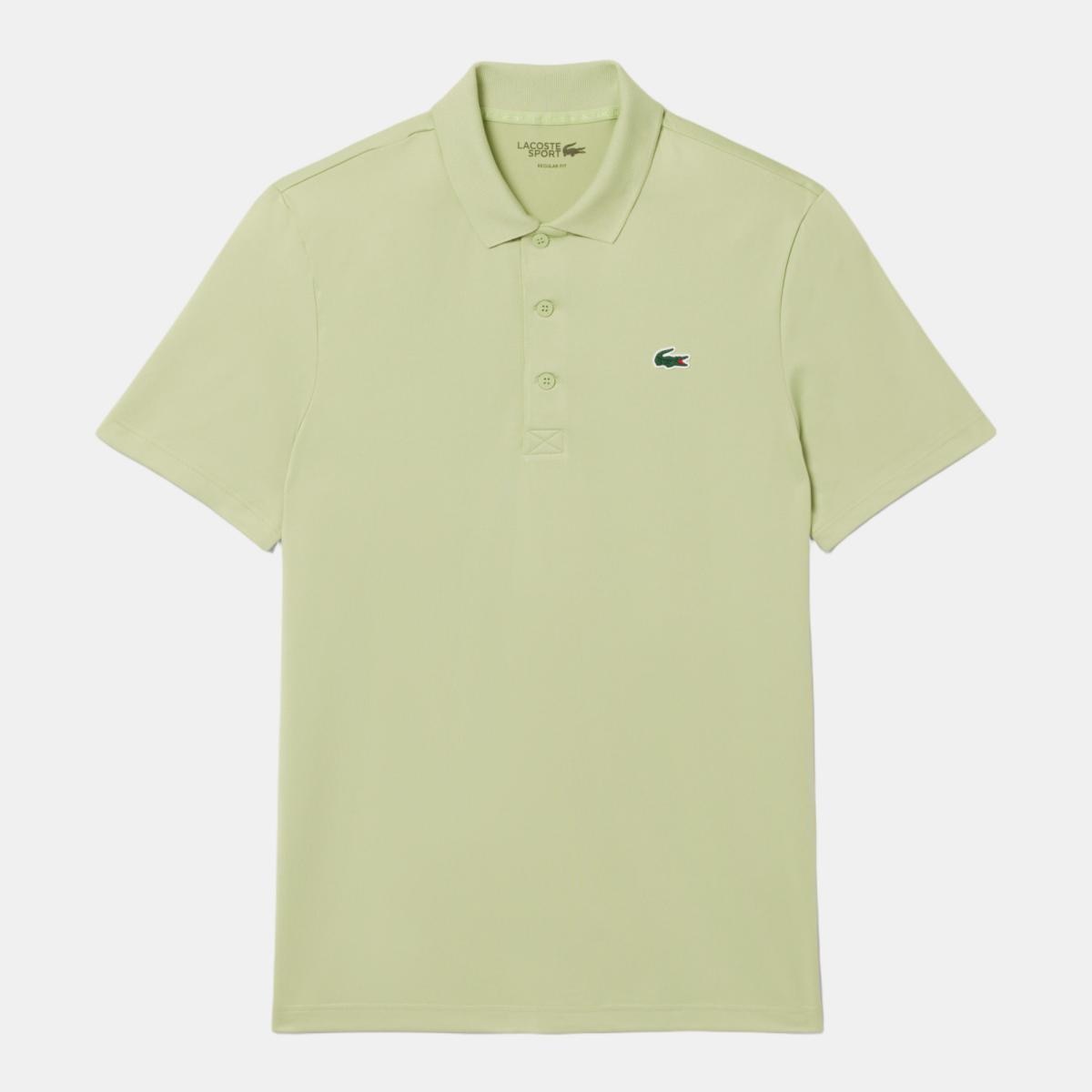 Polo de Golf de Homem Verde-4