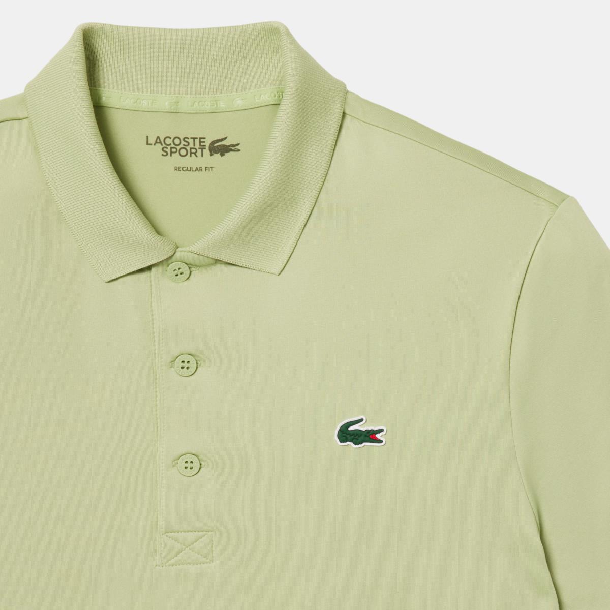 Polo de Golf de Homem Verde-5