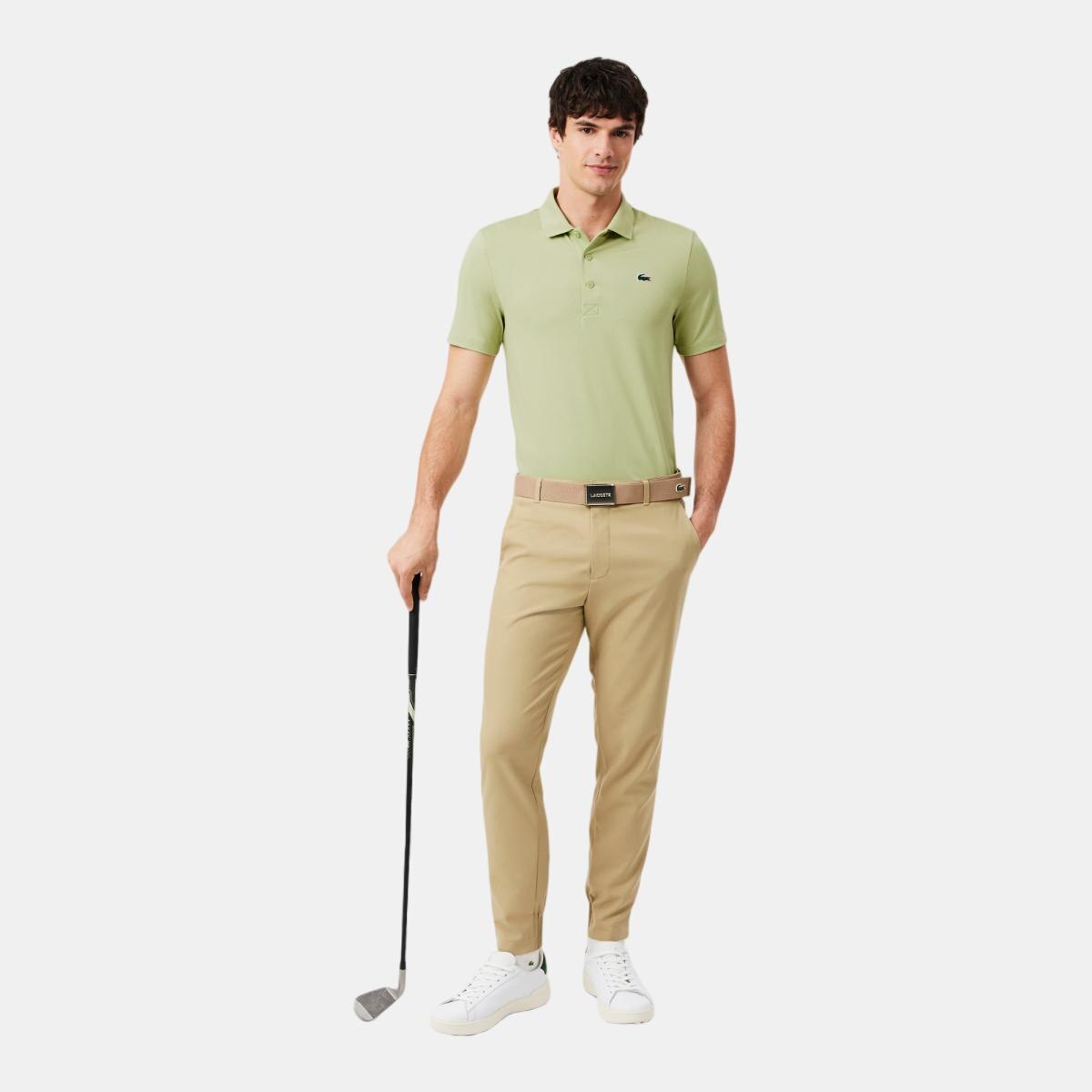 Polo de Golf de Homem Verde-7