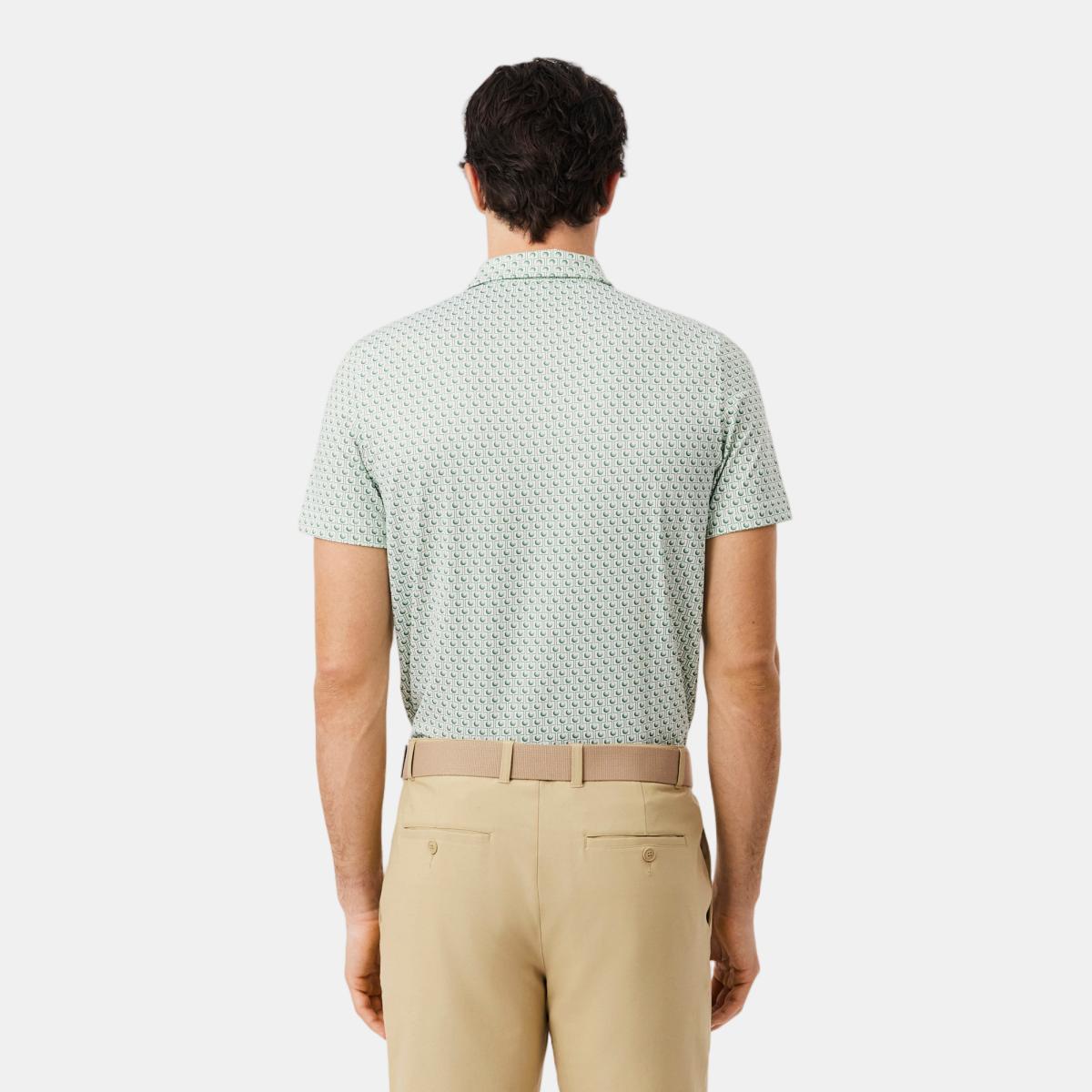 Polo de Golf de Homem Verde-2