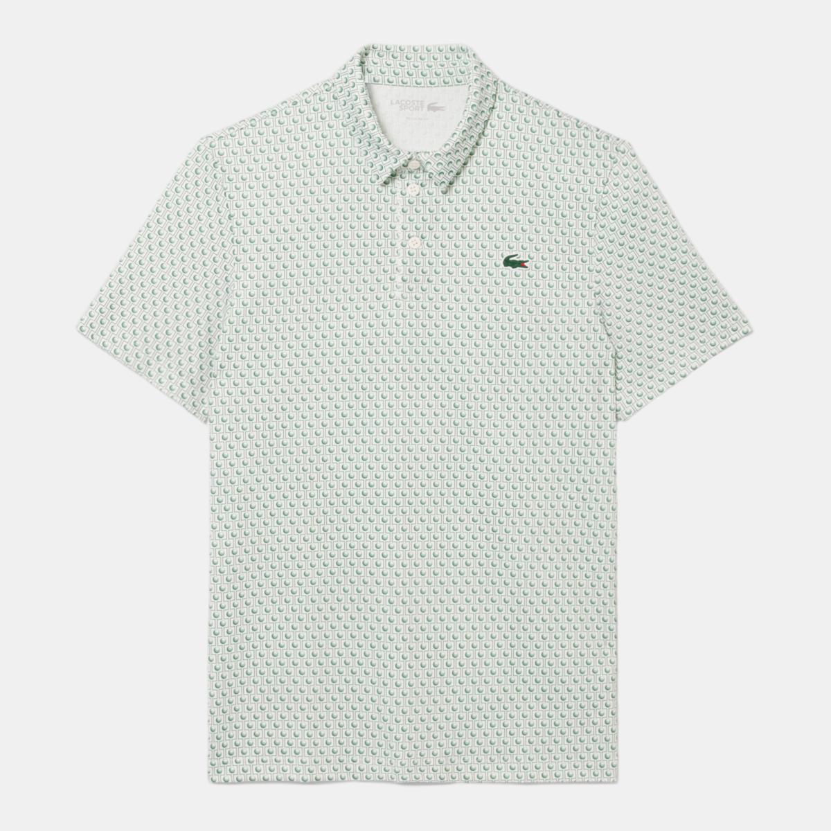 Polo de Golf de Homem Verde-5