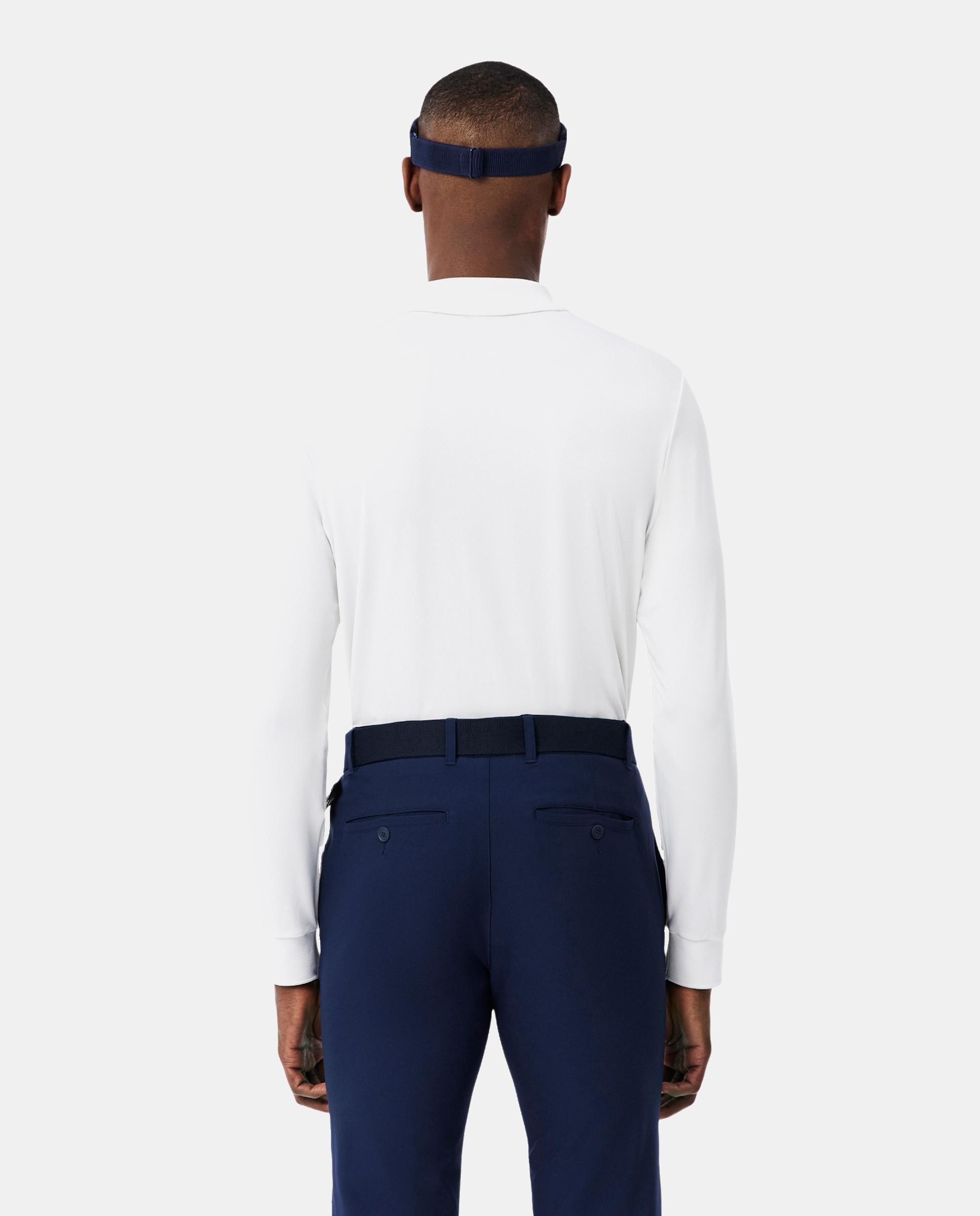 Polo de Golf de Manga Comprida e Corte Regular de Homem  Ultra Dry Lacoste Branco-2