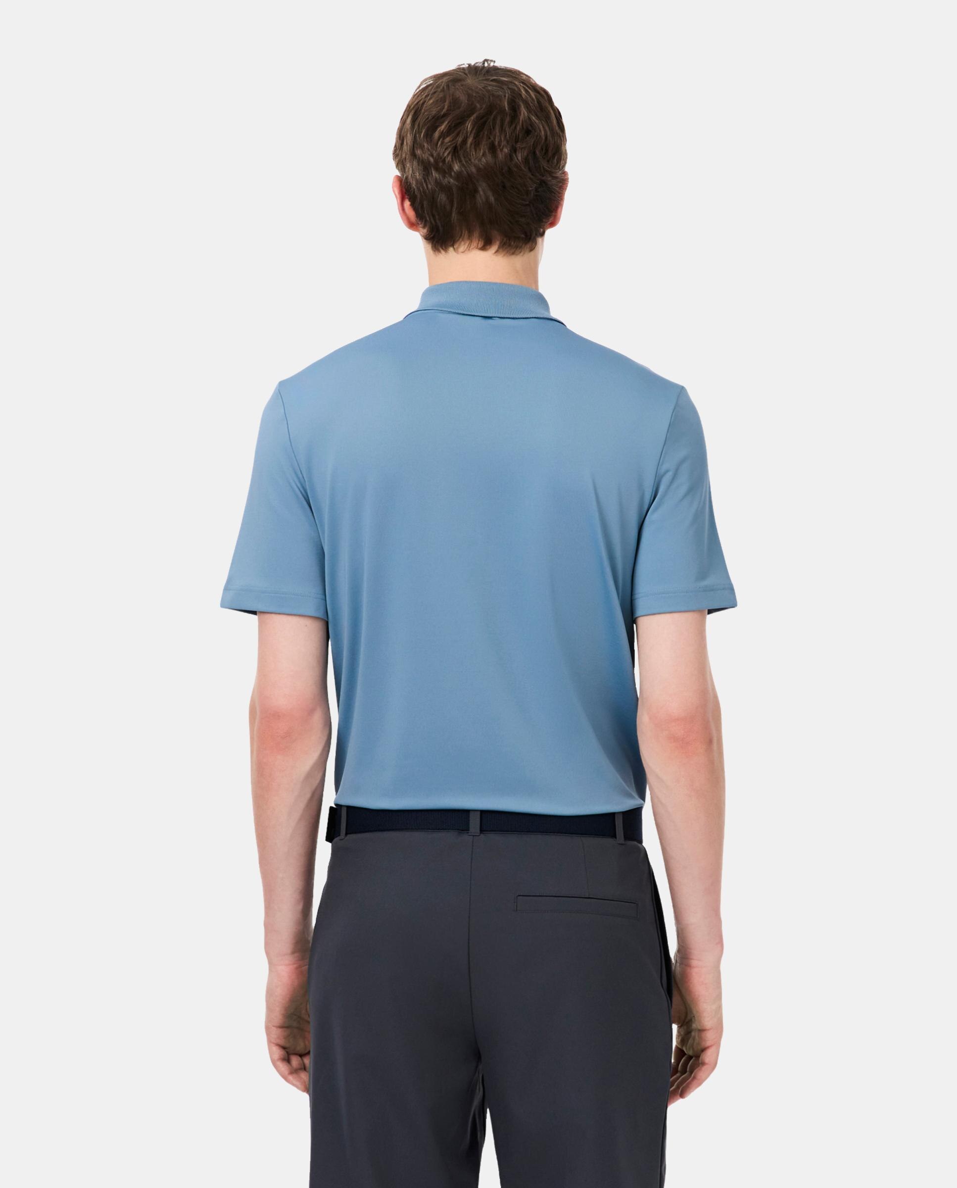 Polo de Golf Elástico de Homem Ultra-Dry Azul Céu-2