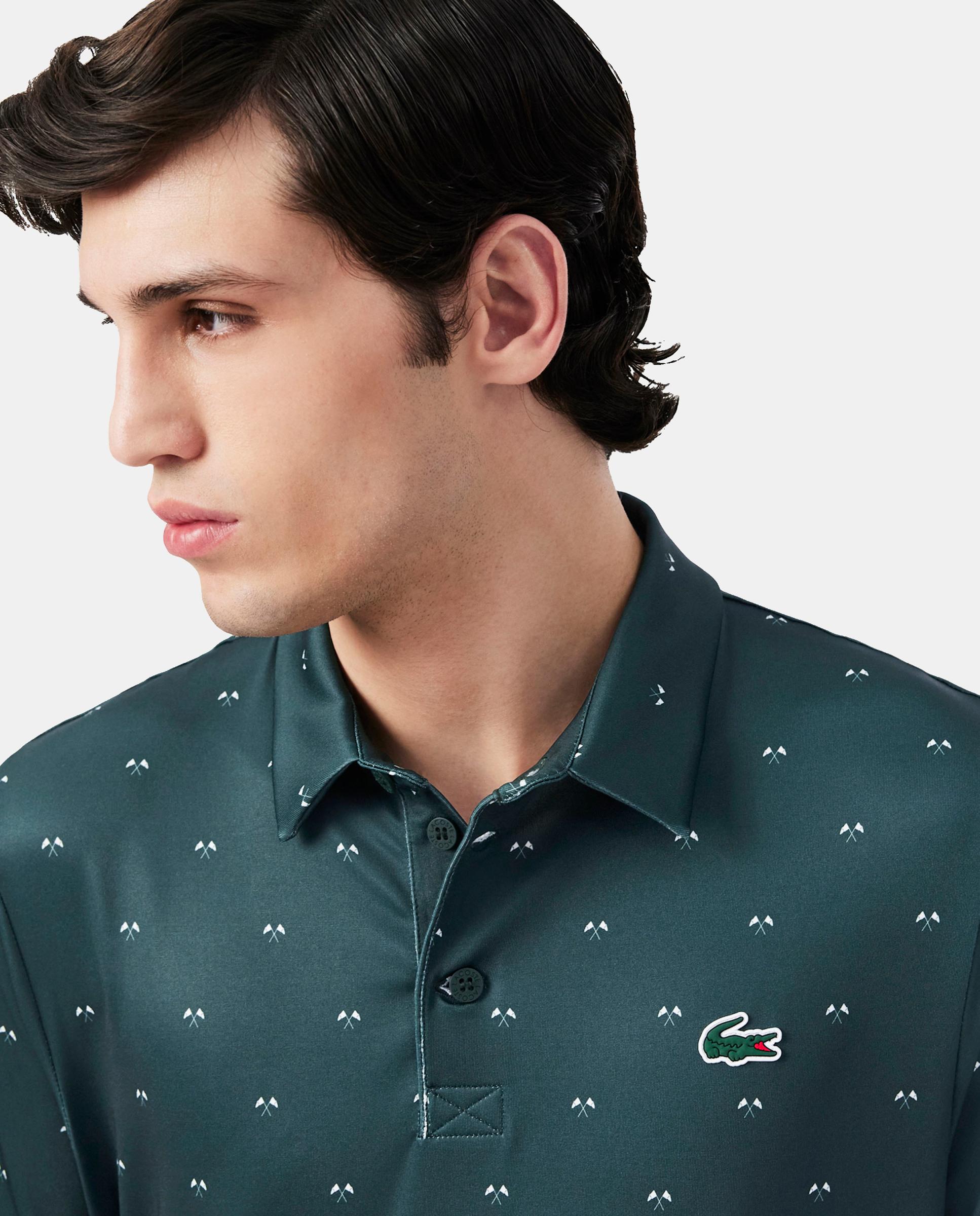 Polo de Golf de Hombre Lacoste - Verde oscuro Verde oscuro-3