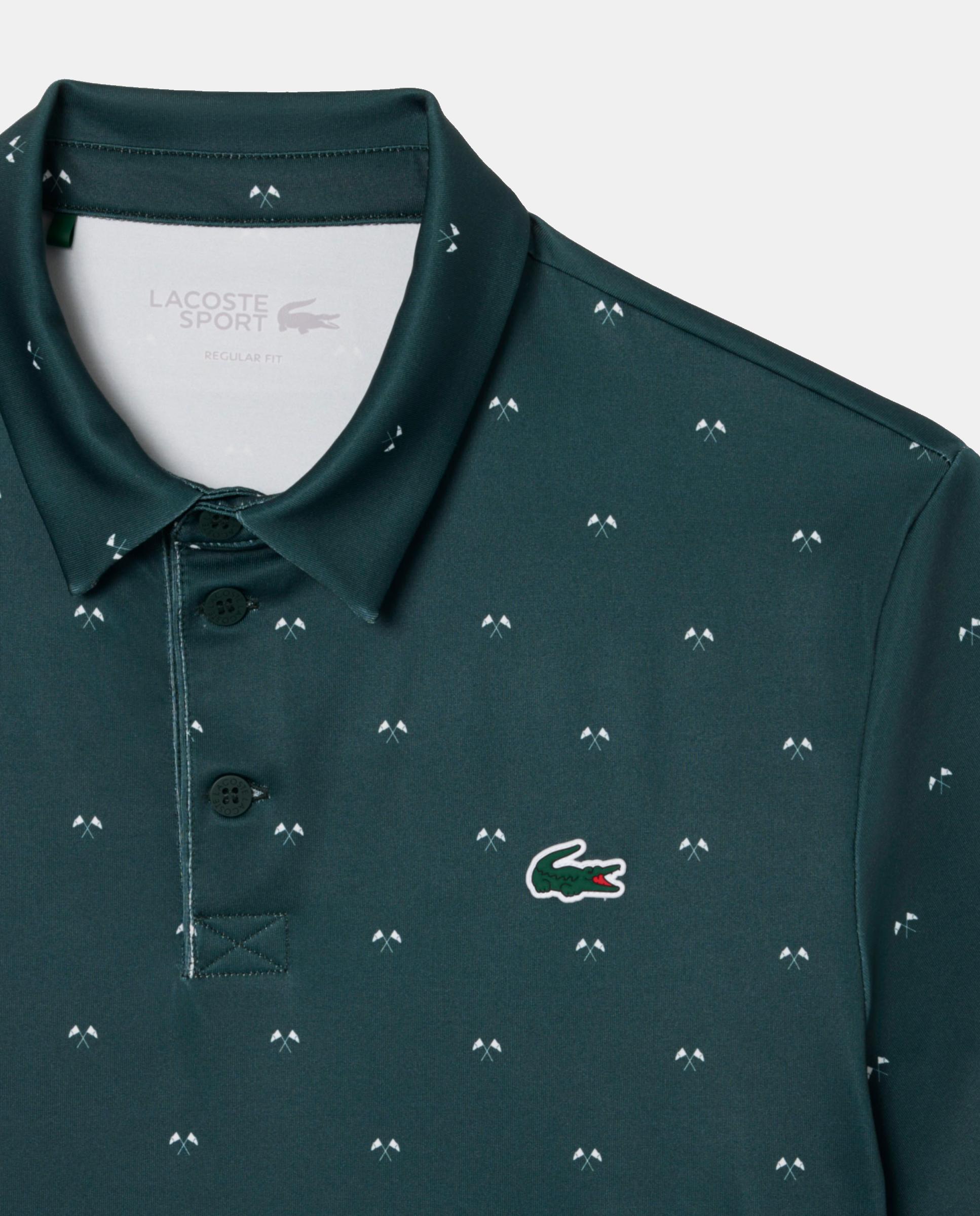 Polo de Golf de Hombre Lacoste - Verde oscuro Verde oscuro-6