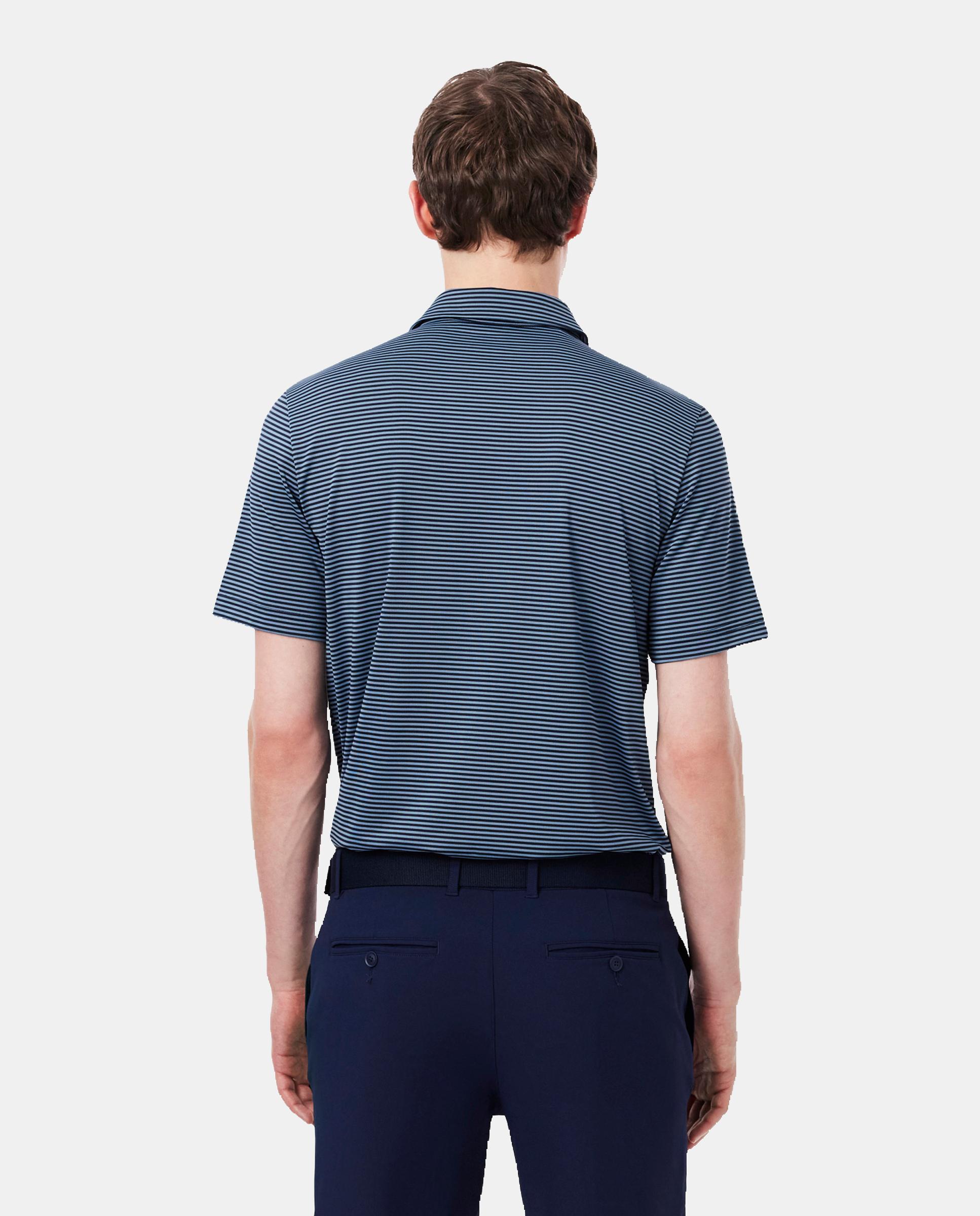 Polo de golf de rayas de hombre de corte regular Ultra Dry Lacoste - Azul marino Azul marino-3