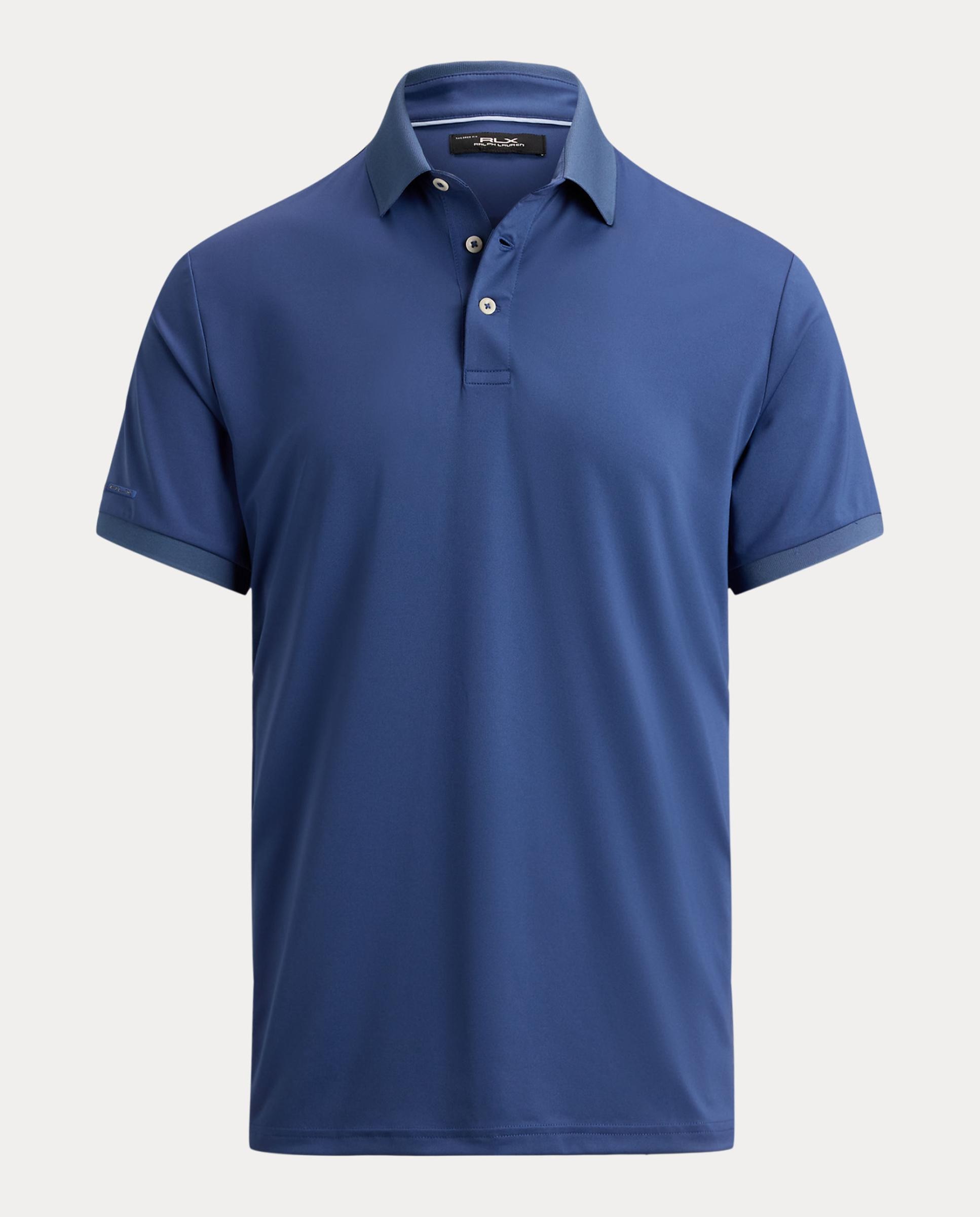 Polo de Homem Tailored Fit Índigo-5