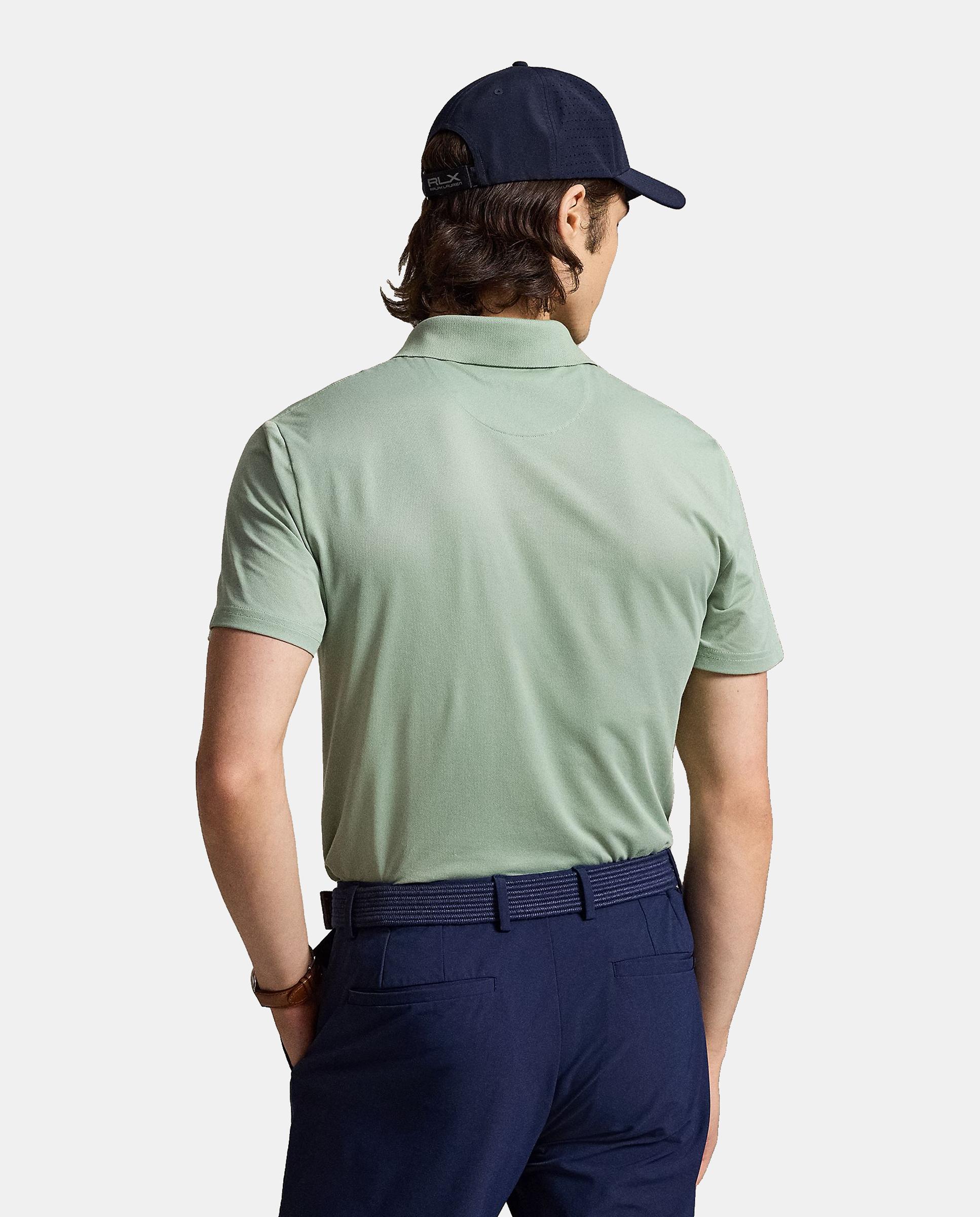 Polo de Homem Tailored Fit Verde-antiquário-3