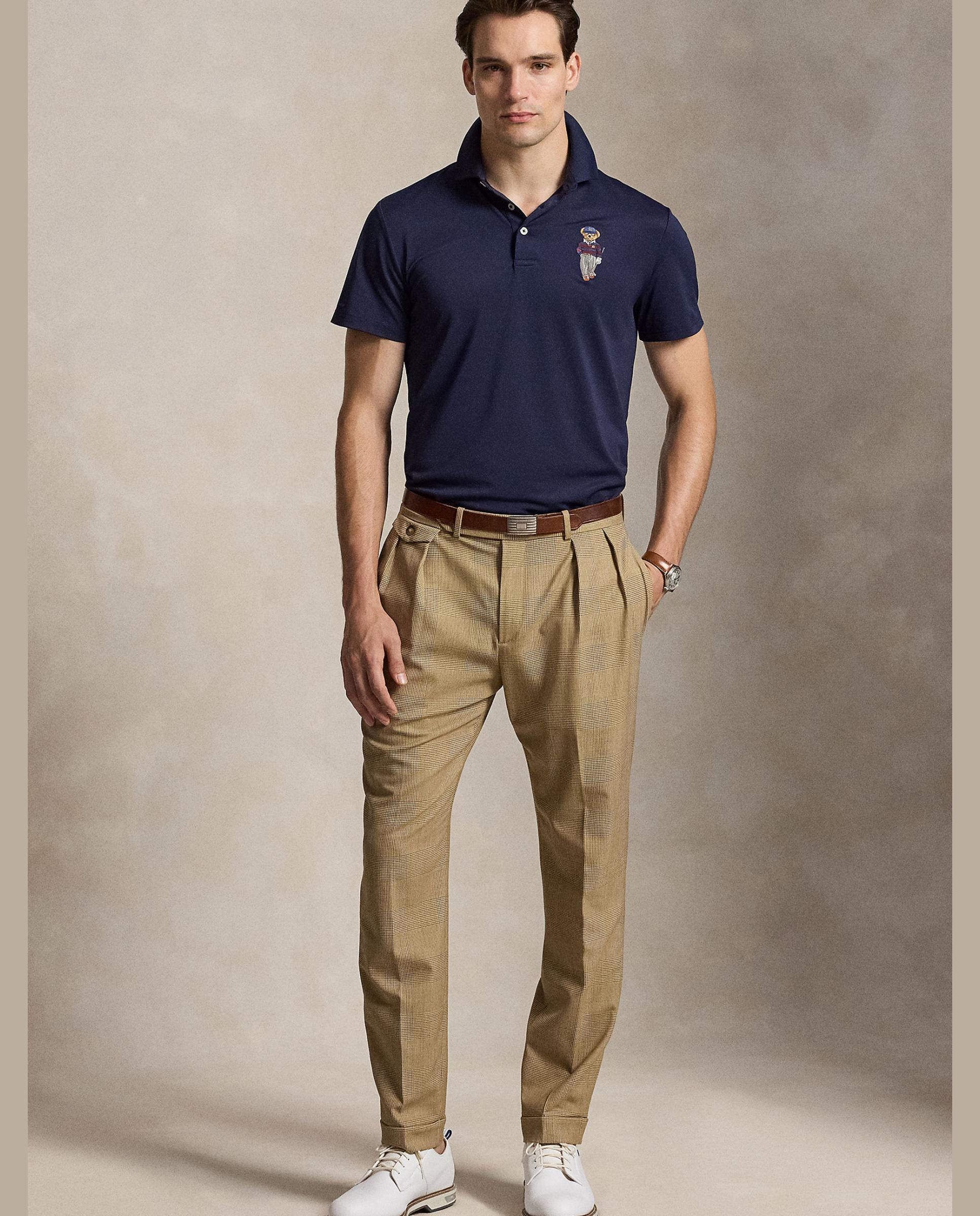 Polo de Homem Tailored Fit com Polo Bear Azul-marinho-4