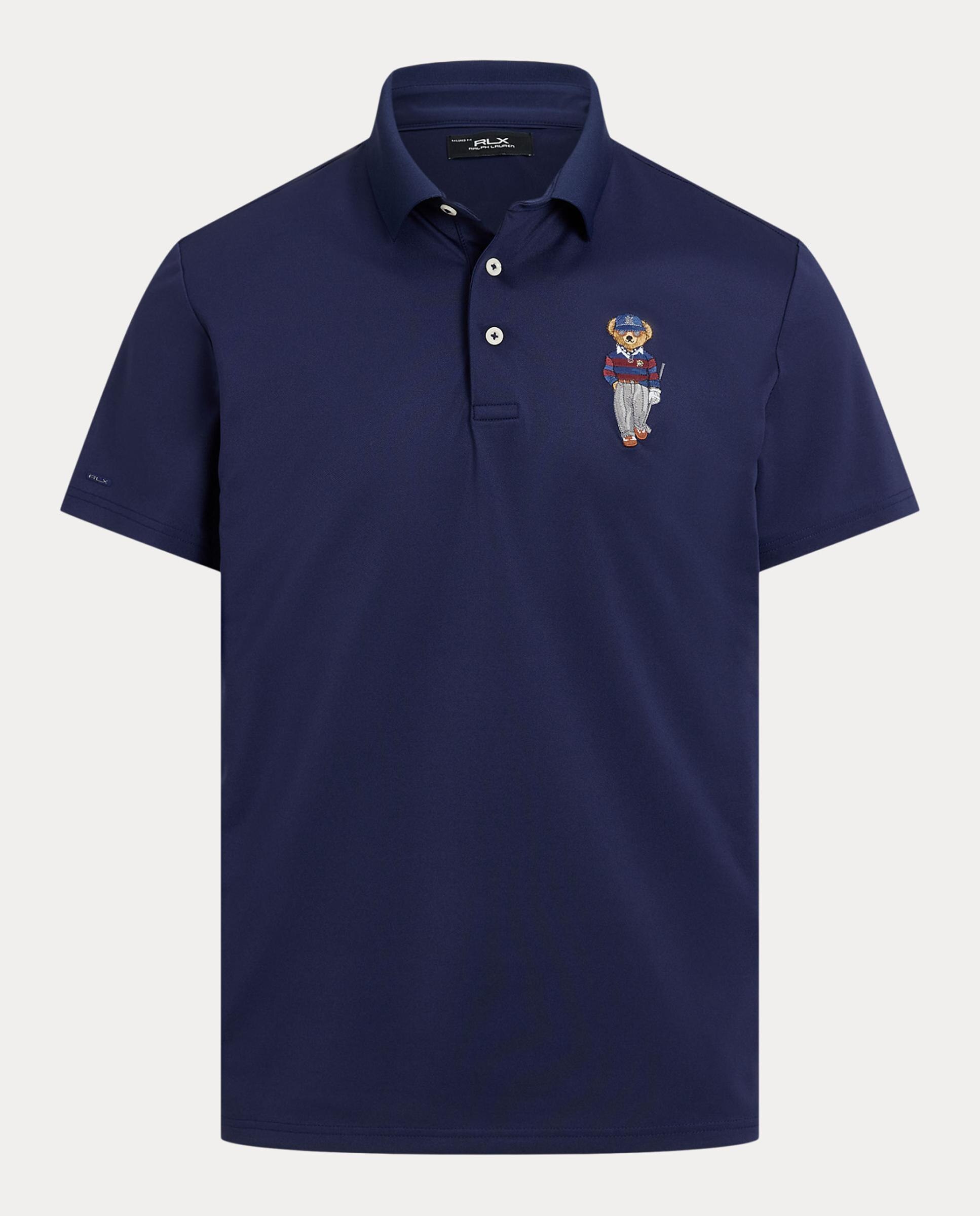 Polo de Homem Tailored Fit com Polo Bear Azul-marinho-5