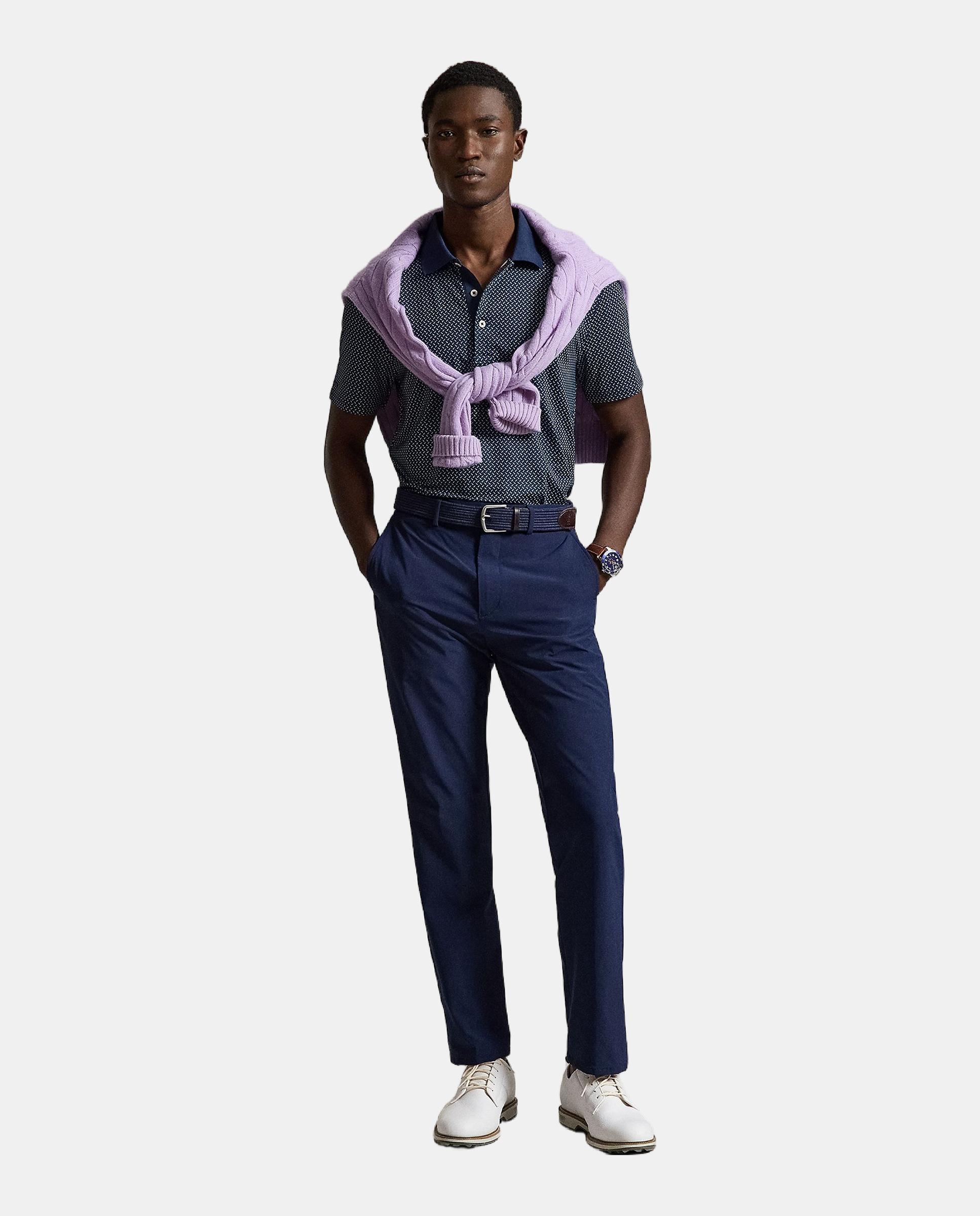 Polo de Homem Tailored Fit Azul-marinho-4