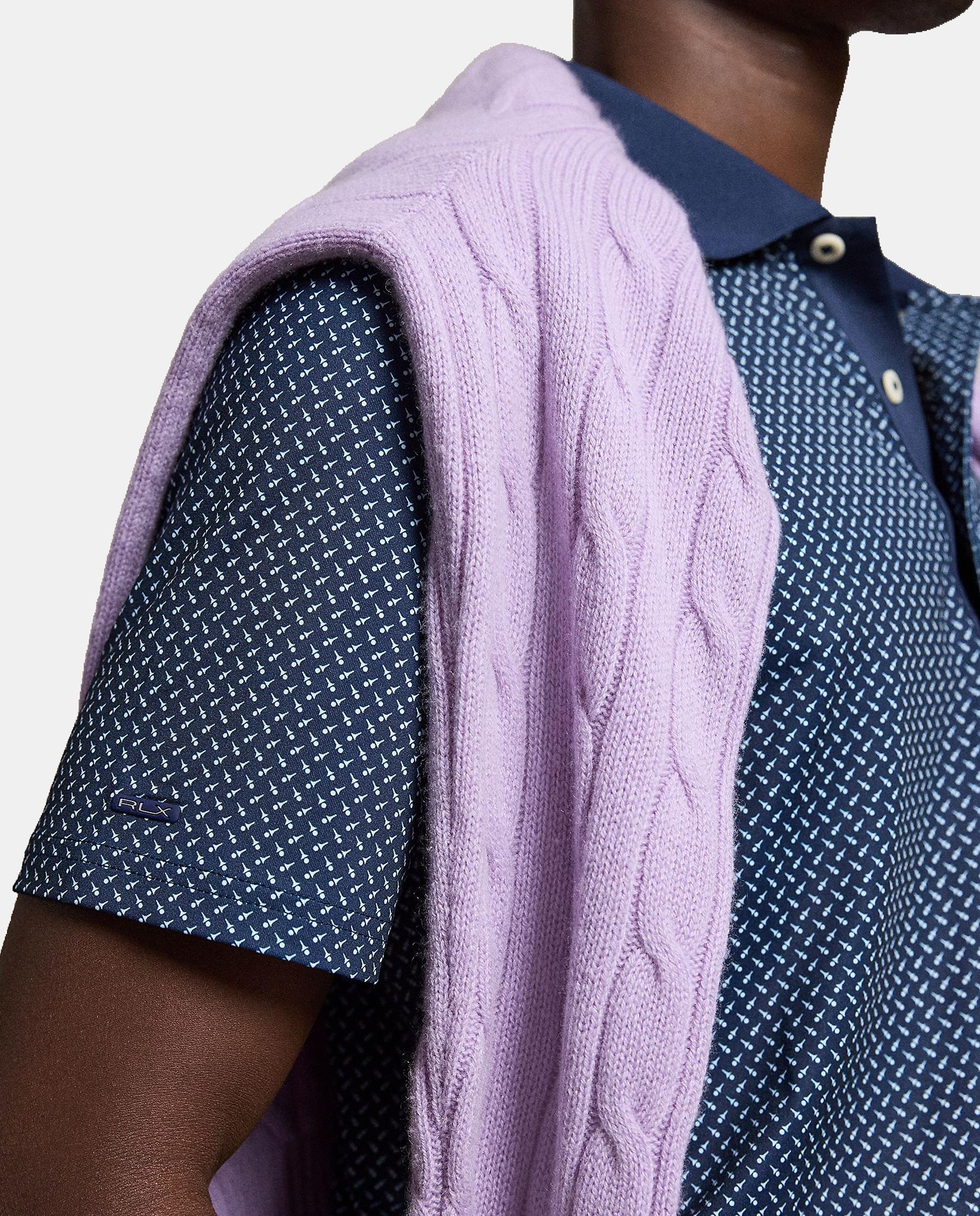 Polo de Homem Tailored Fit Azul-marinho-5