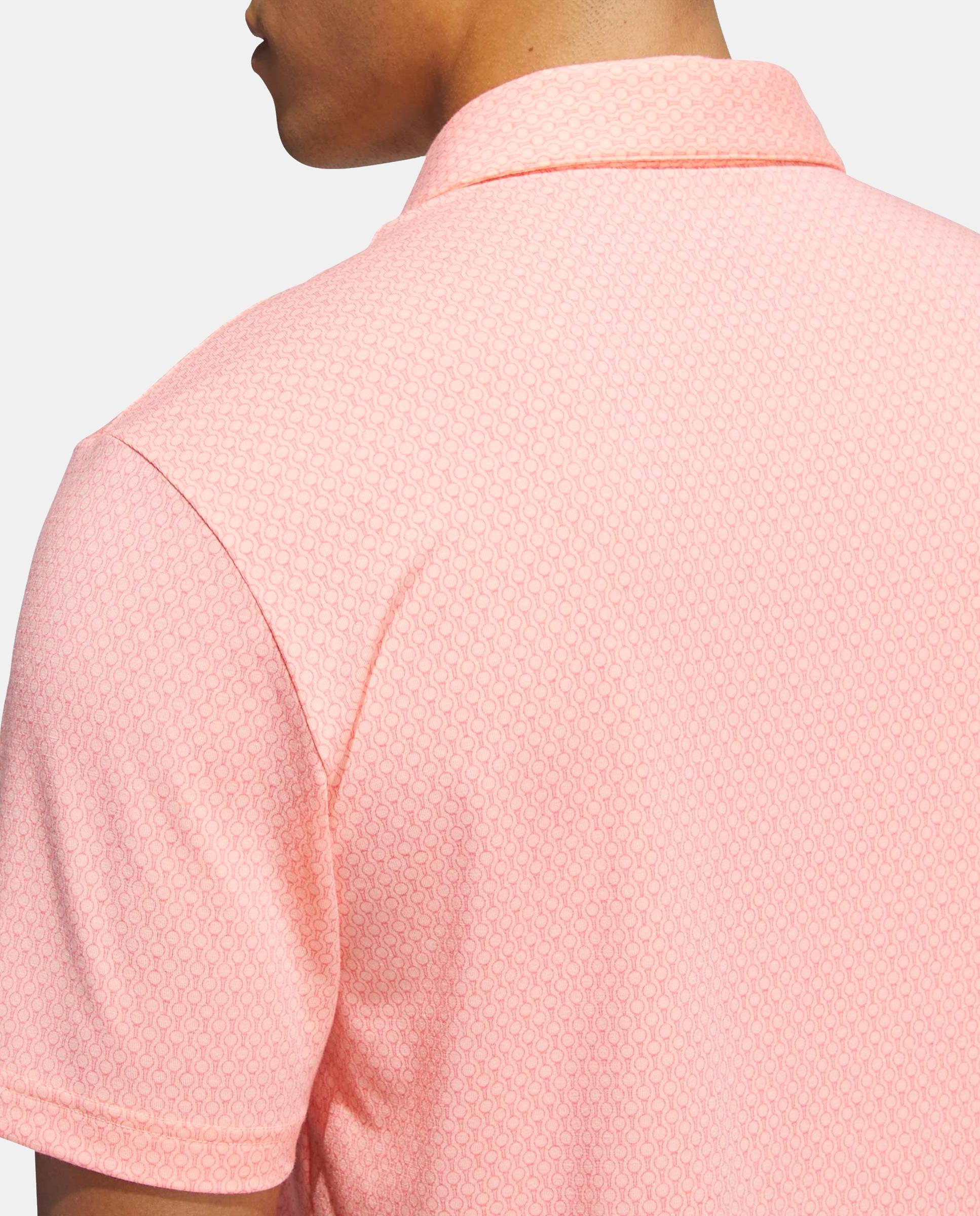 Polo de Golf de Homem Estampado Ultimate 365 Adidas Castanho-4