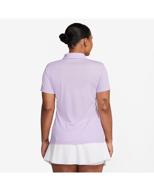Polo de Mulher Dri-FIT Victory Lilás-2