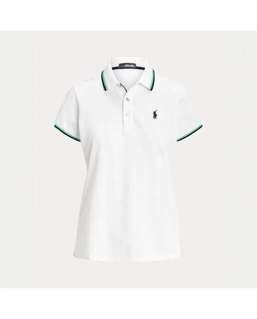Polo de Malha de Mulher Tailored Fit Polo Branco-4