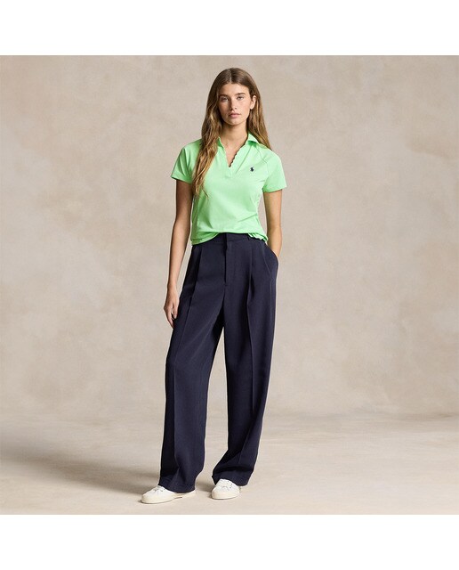 Polo de Mulher de Piqué Tailored Fit Polo Golf Verde-claro-4