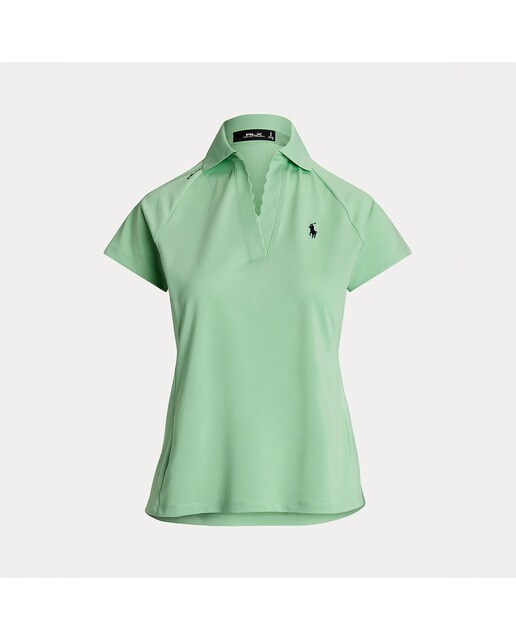 Polo de Mulher de Piqué Tailored Fit Polo Golf Verde-claro-5