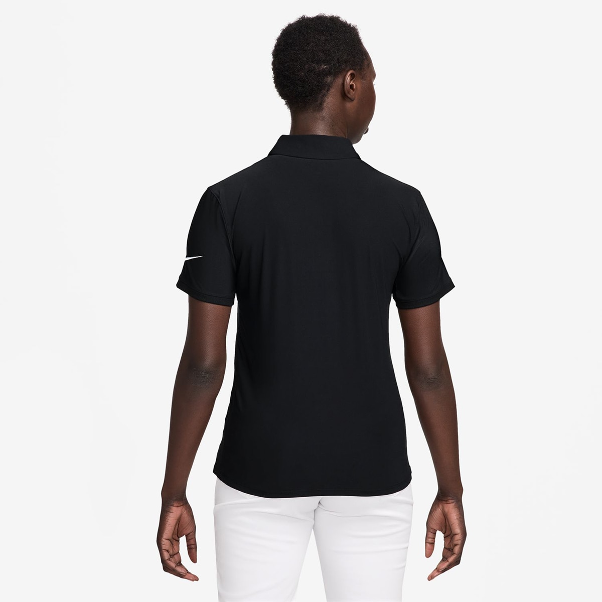 Polo de Mulher Victory Preto / Branco-2