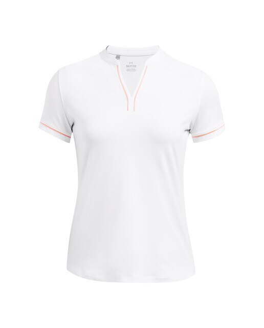 Polo de Mulher UA Playoff 3.0 Novelty Polo Branco-3