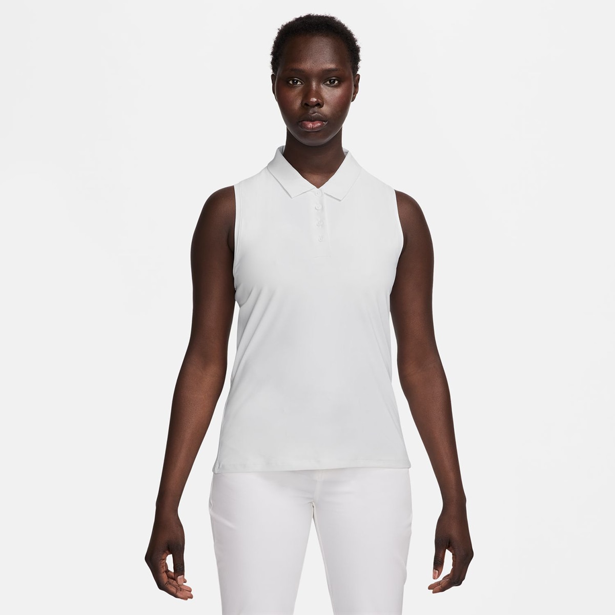 Polo de Mulher Victory Branco / Preto-1