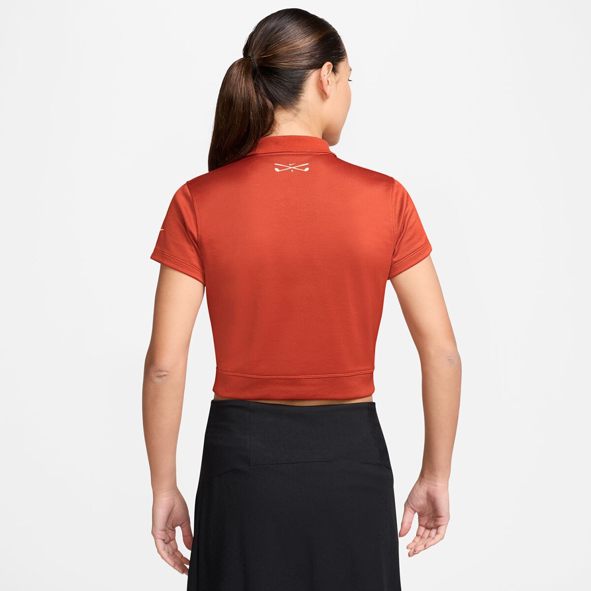 Polo de Mulher Dri-Fit Vermelho / Branco-2