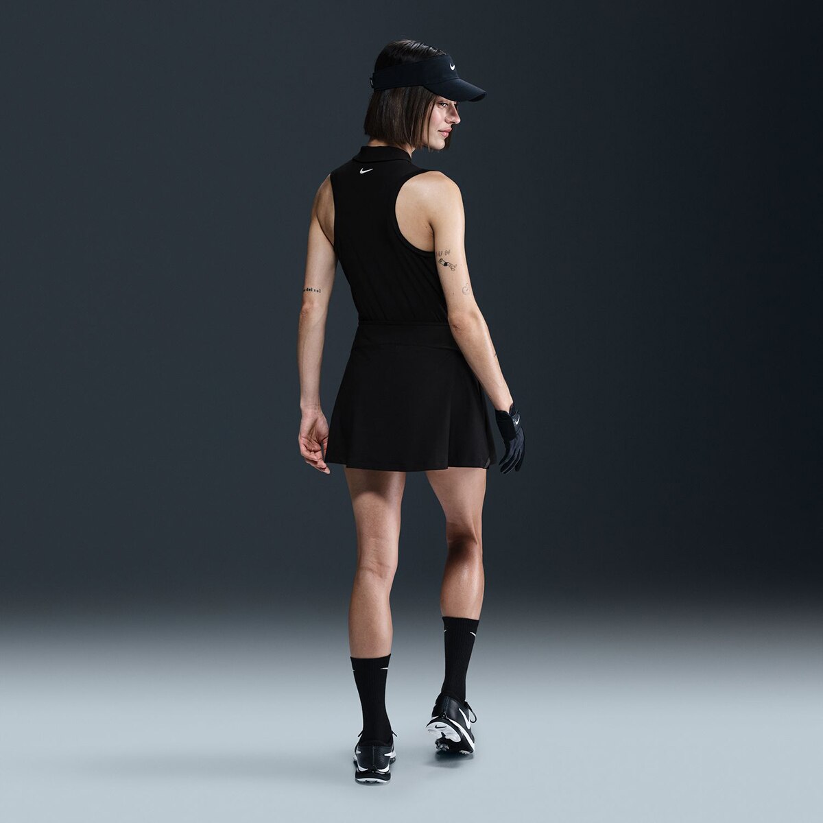 Polo de Mulher Victory Preto / Branco-2