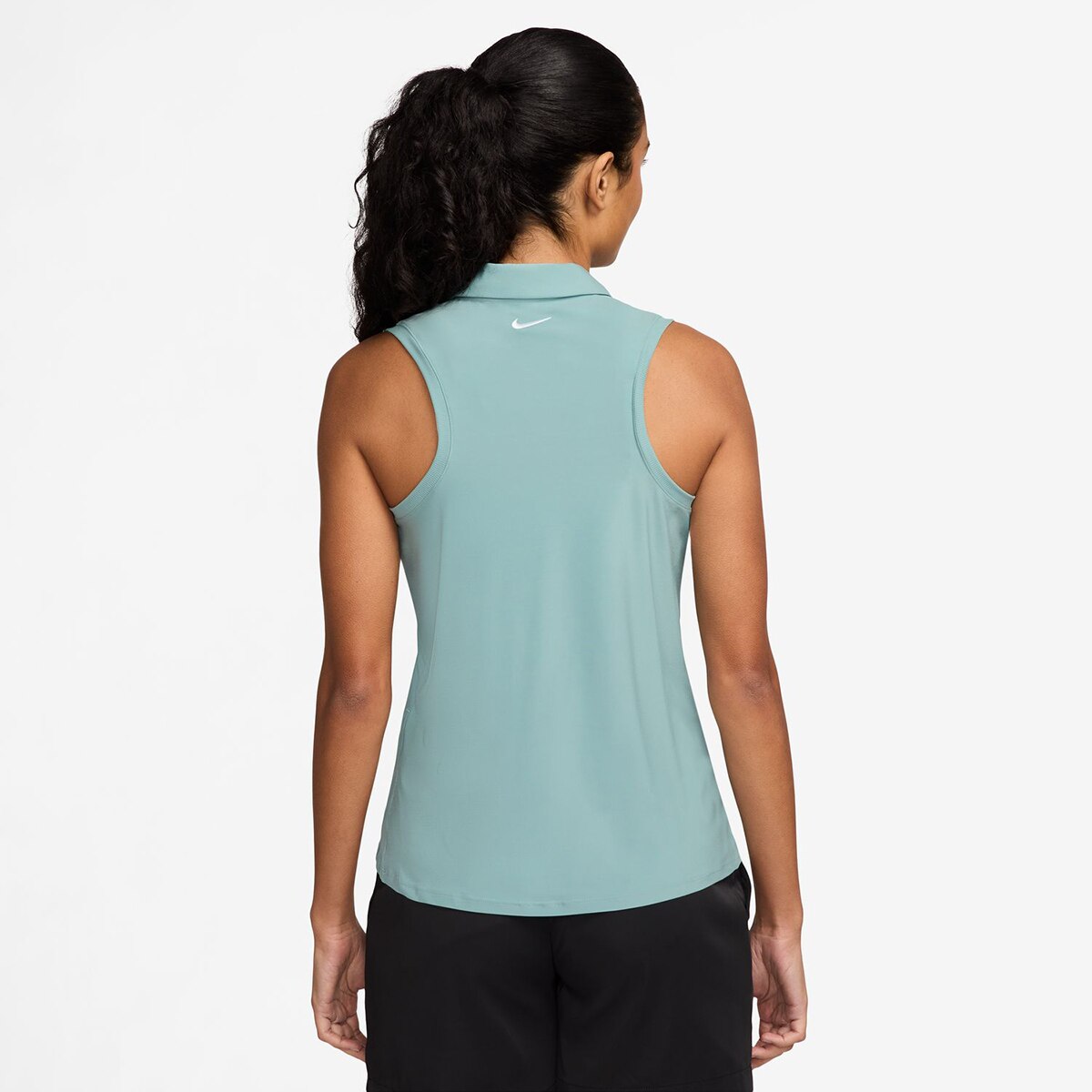 Polo de Mulher Victory Verde / Branco-2