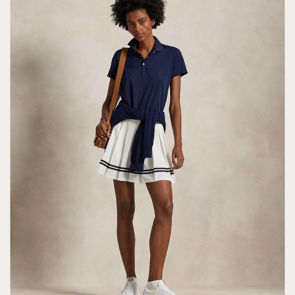 Polo de Mulher Classic Fit Tour Azul-marinho-5