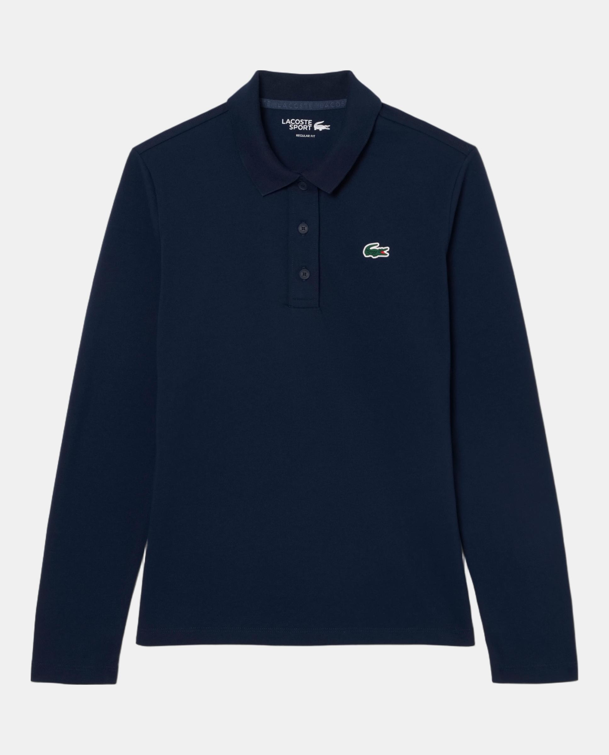 Polo de Golf de Mulher Azul-5
